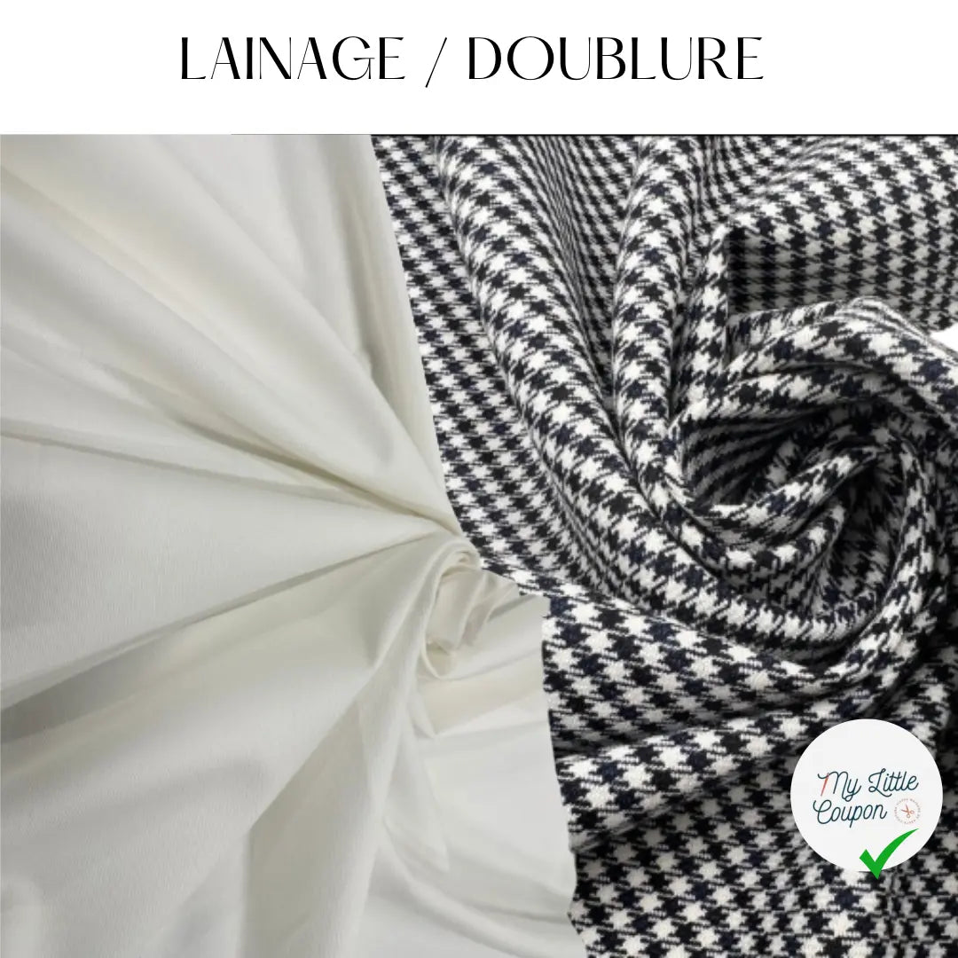 Association lainage doublure gabardine pour manteaux - My Little Coupon