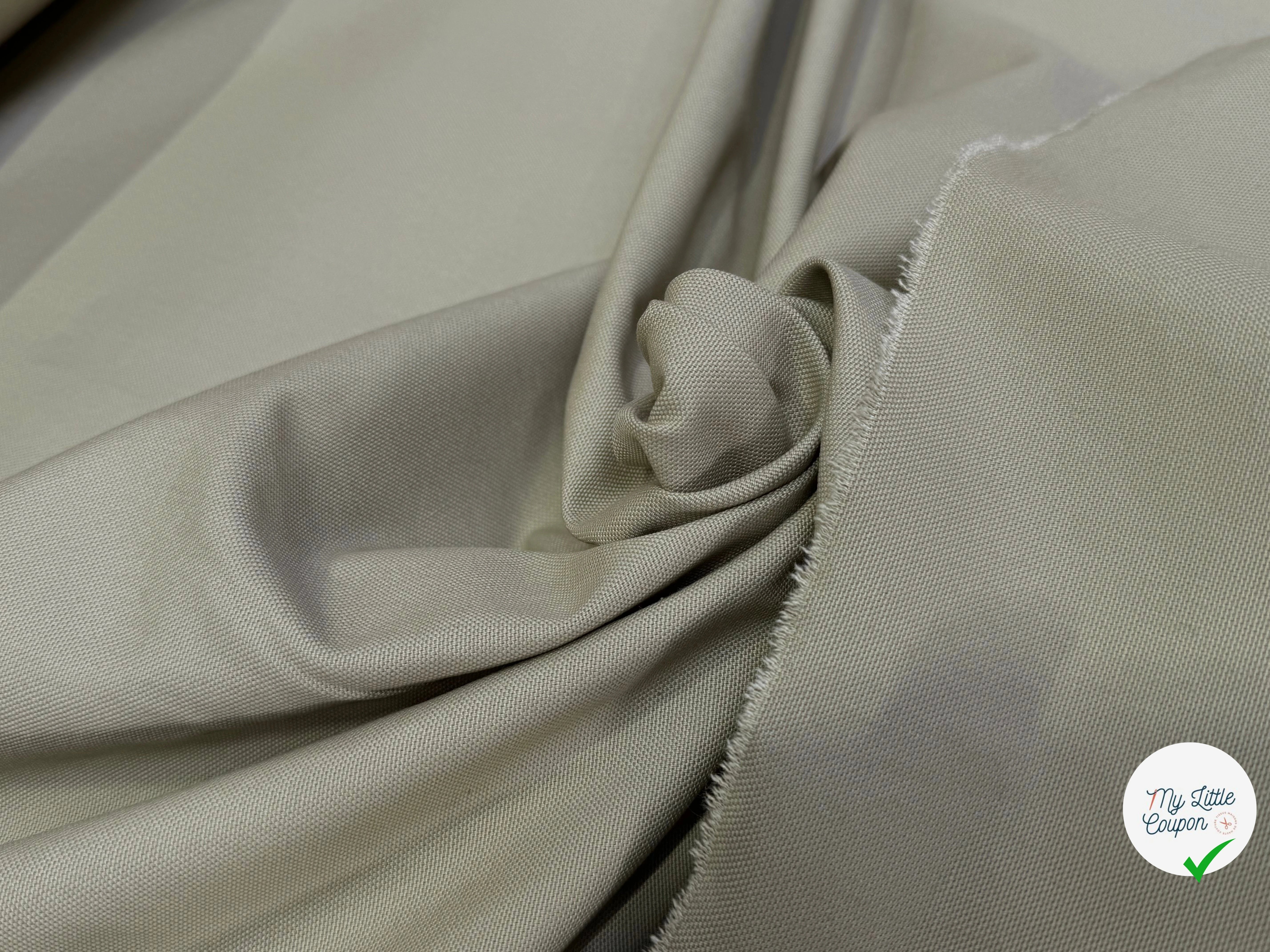 BACHETTE DE COTON GORDON BEIGE LAIZE 165 MADE IN FRANCE - My Little Coupon