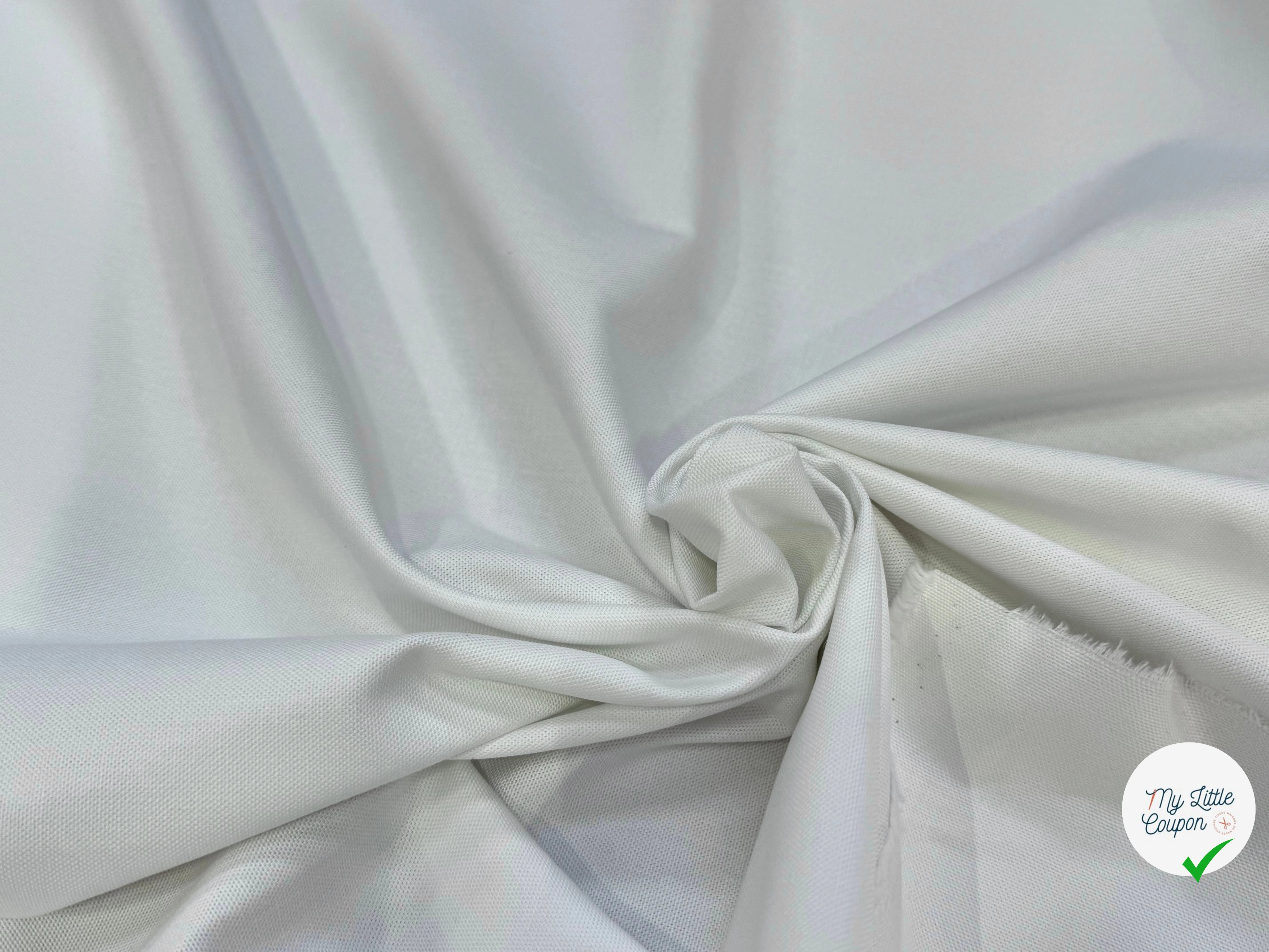 BACHETTE DE COTON GORDON BLANC CASSÉ LAIZE 165 - My Little Coupon
