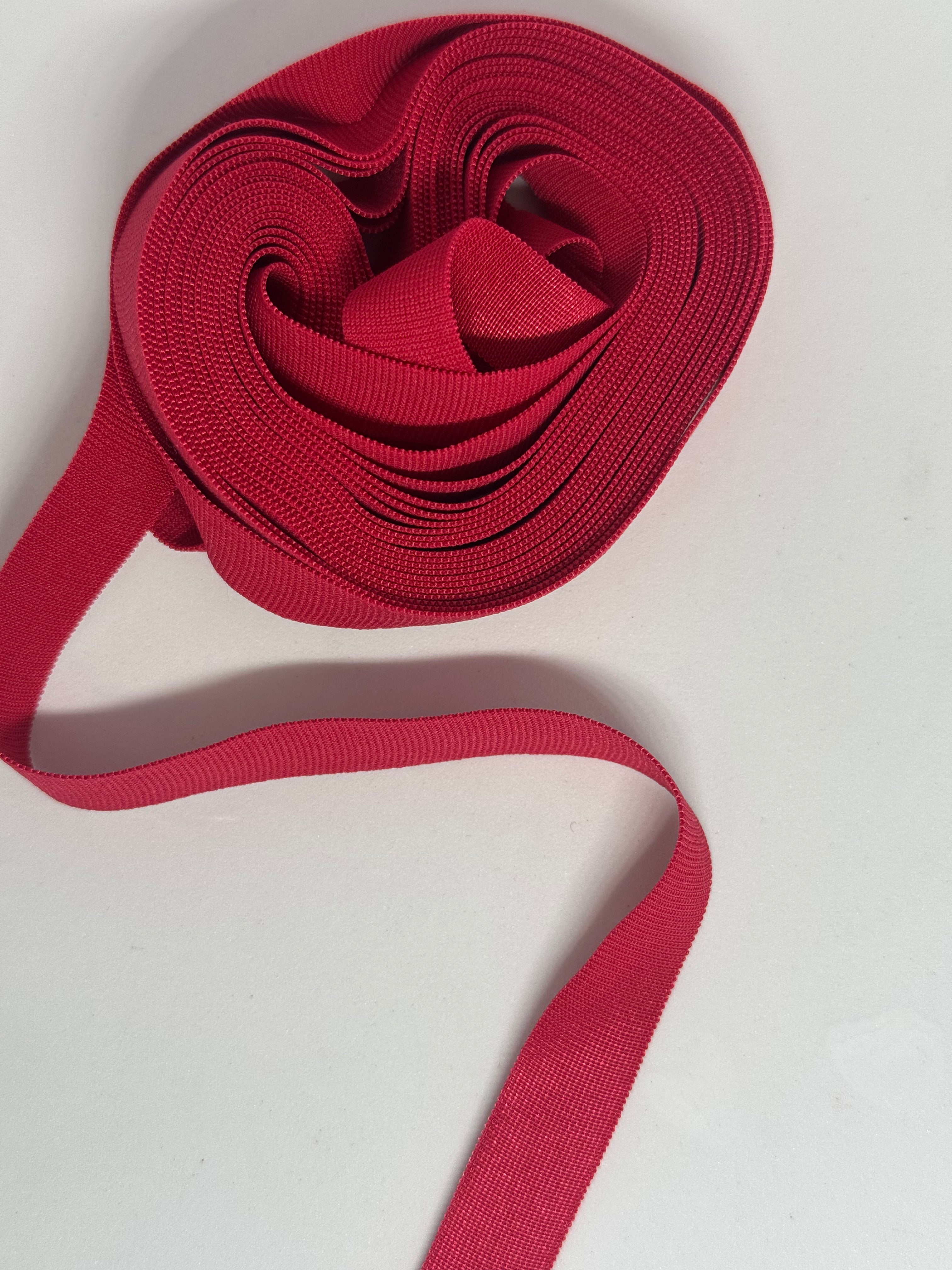BANDE FANTAISIE ELASTIQUE ROUGE 13MM - My Little Coupon
