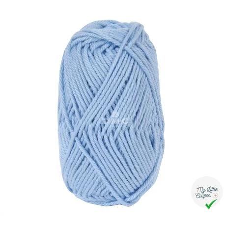 BOBINE DE HAPPY COTTON DMC 20 G BLEU CLAIR - My Little Coupon