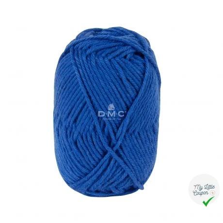 BOBINE DE HAPPY COTTON DMC 20 G BLEU ROY - My Little Coupon