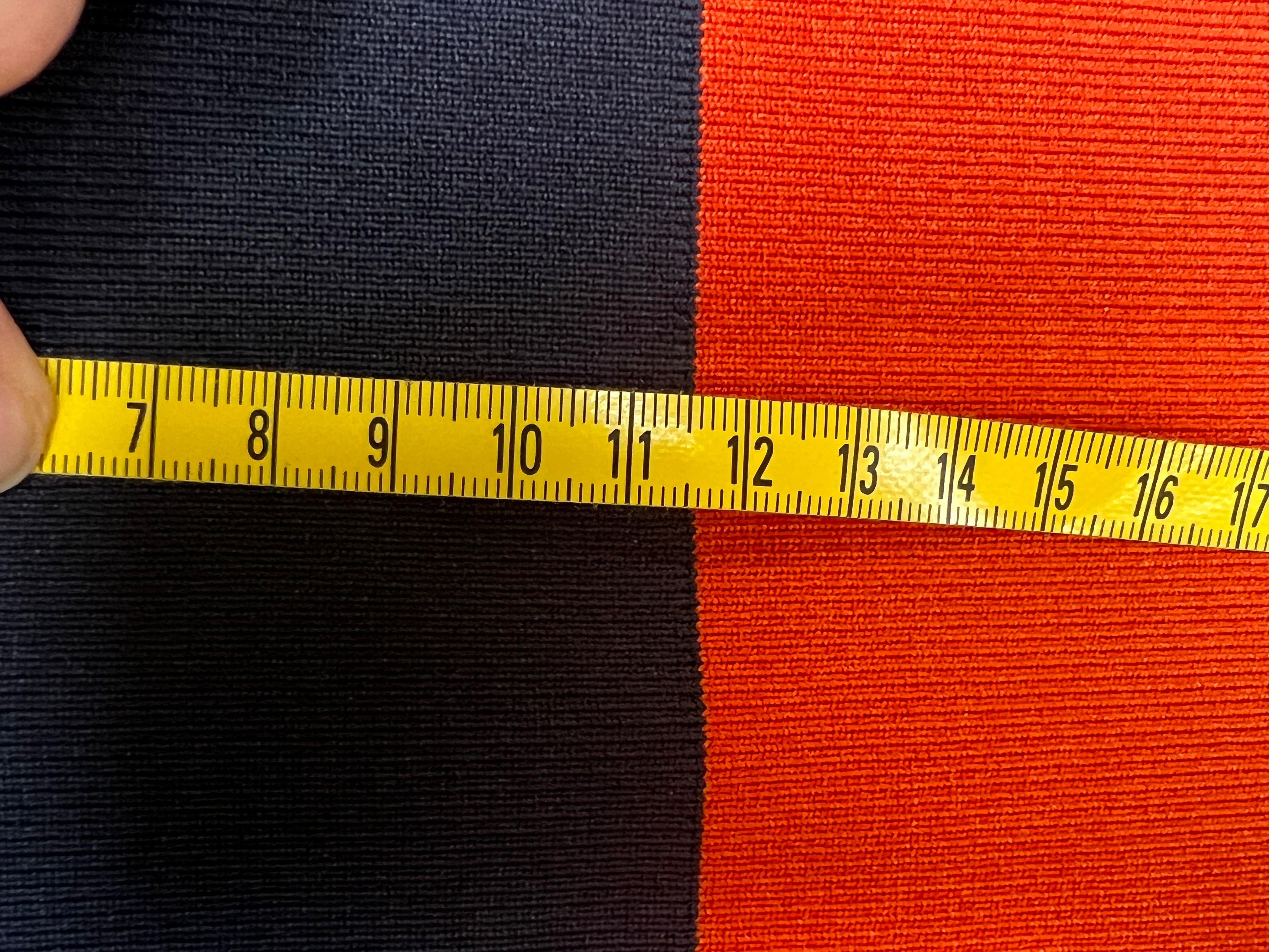 BORD CÔTE BI-GOÛT ORANGE/MARINE NAVY 103x11cm - My Little Coupon