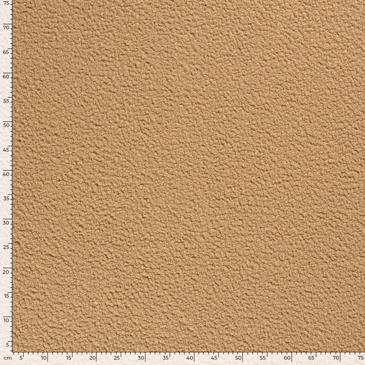 Bouclette stretch unie camel