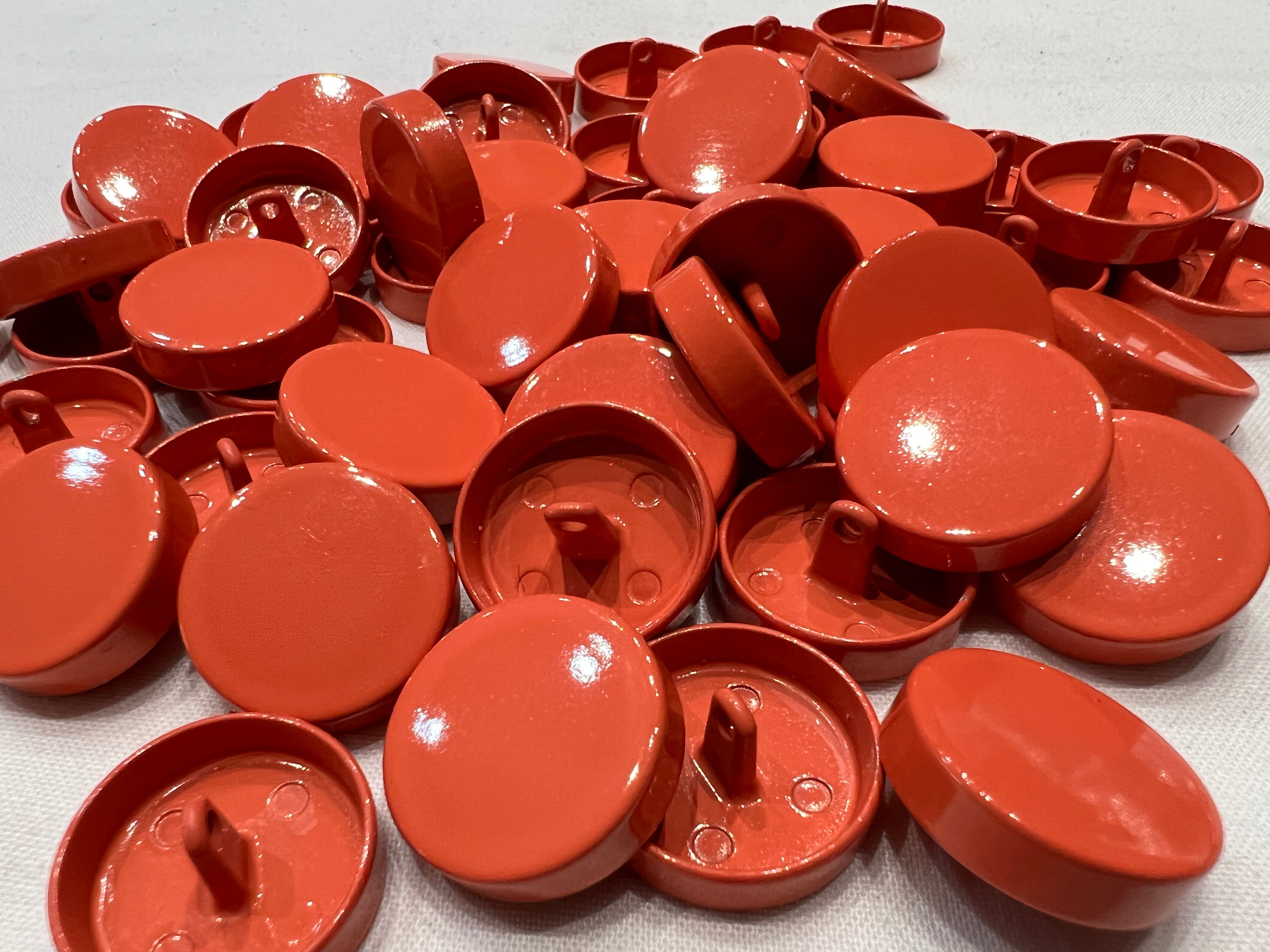 BOUTON CAPSULE ORANGE (lot de 6) 22mm - My Little Coupon