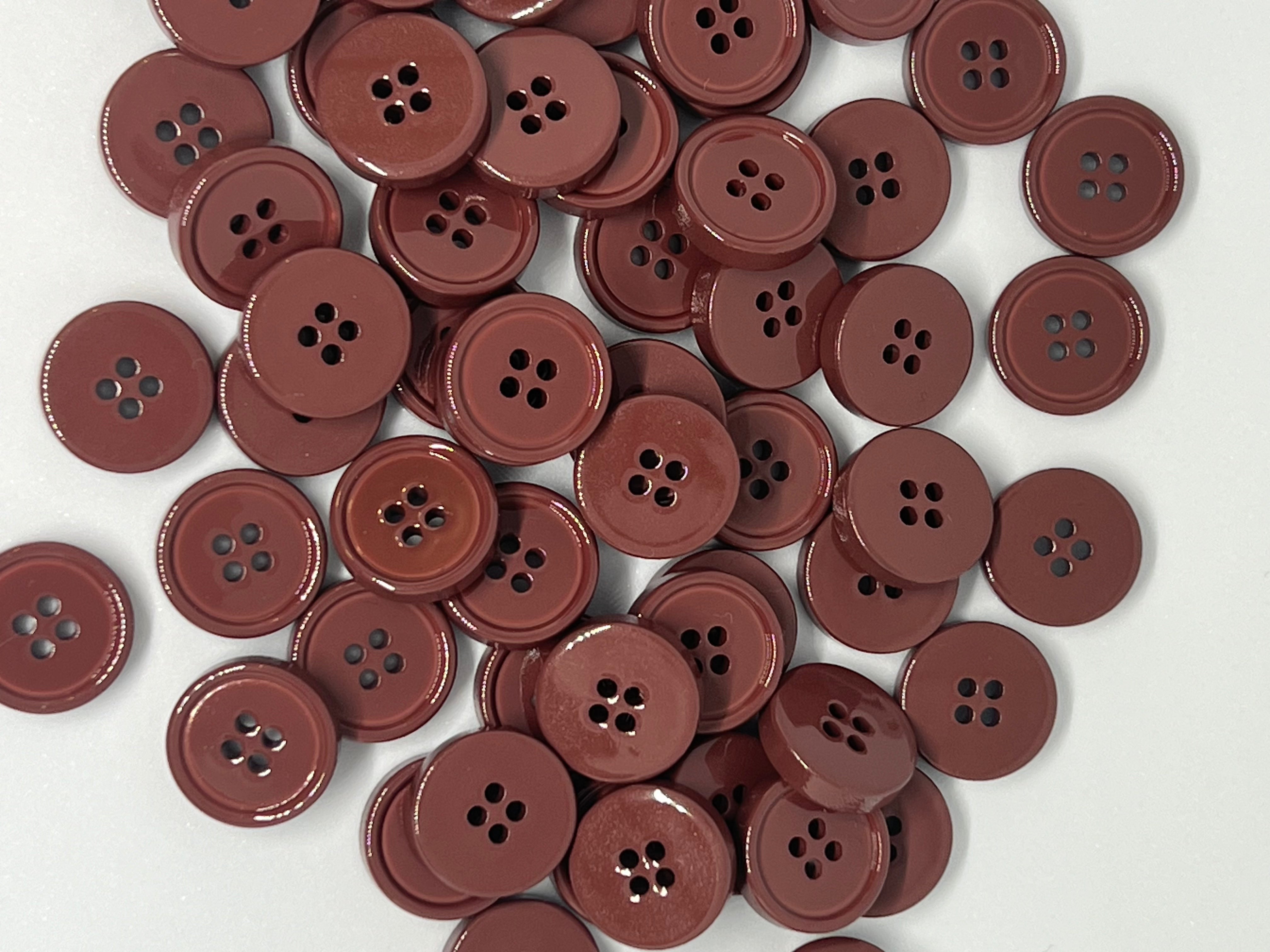 BOUTON CHOCOLAT AU LAIT 15mm - lot de 2 - My Little Coupon
