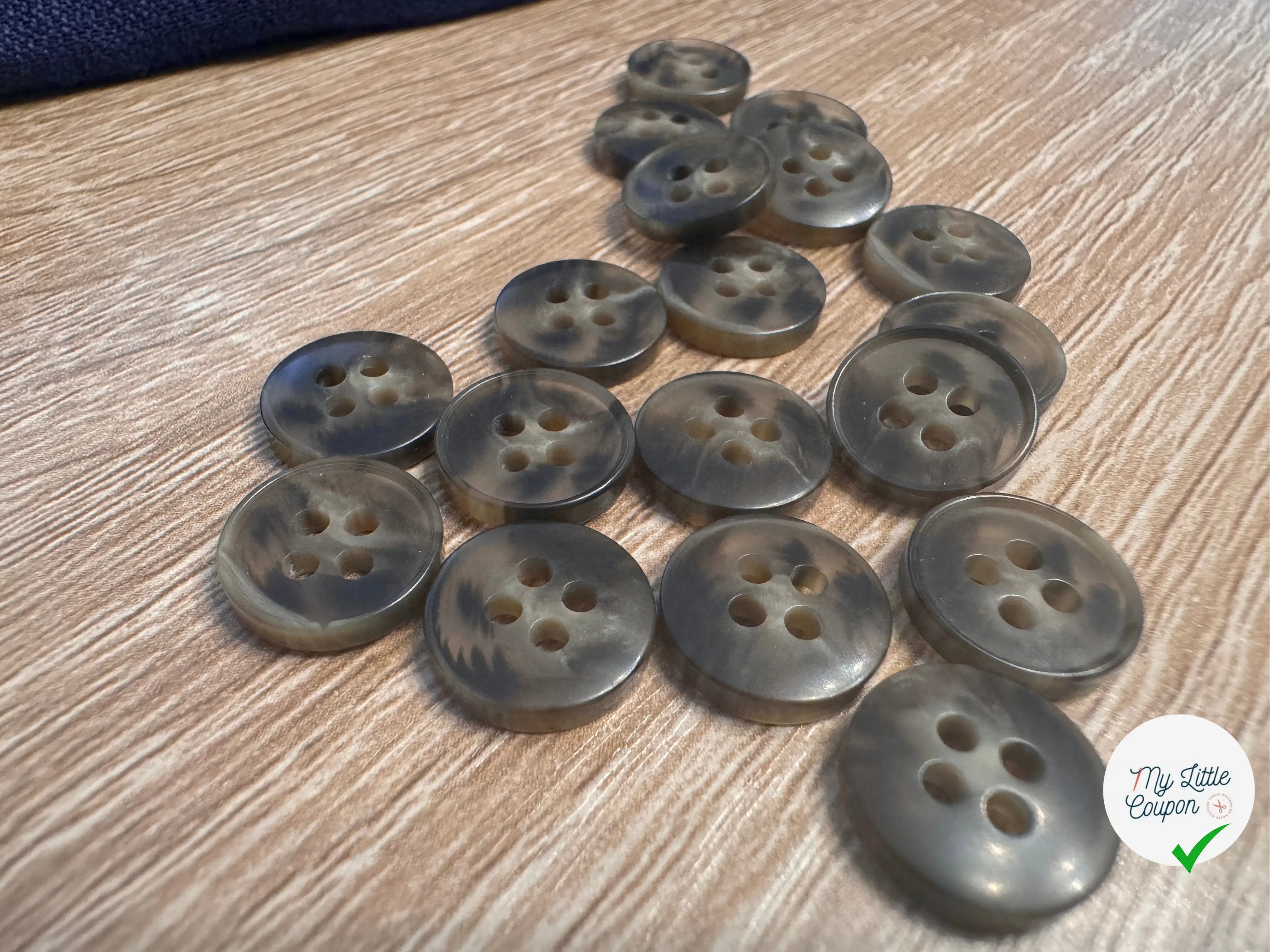 BOUTON CUIVRÉ 12 MM - LOT DE 10 - My Little Coupon