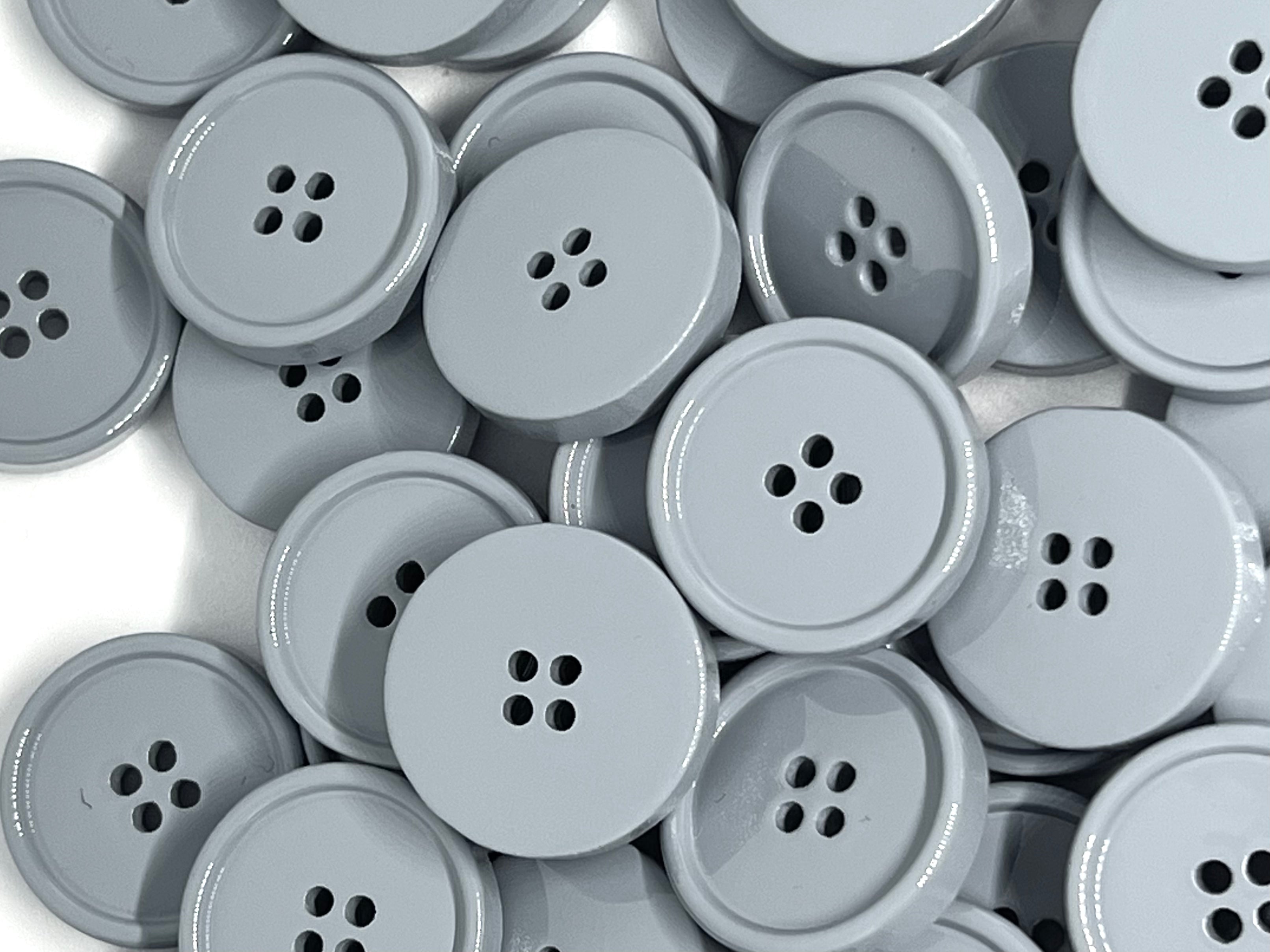 BOUTON GRIS 20mm - lot de 2 - My Little Coupon