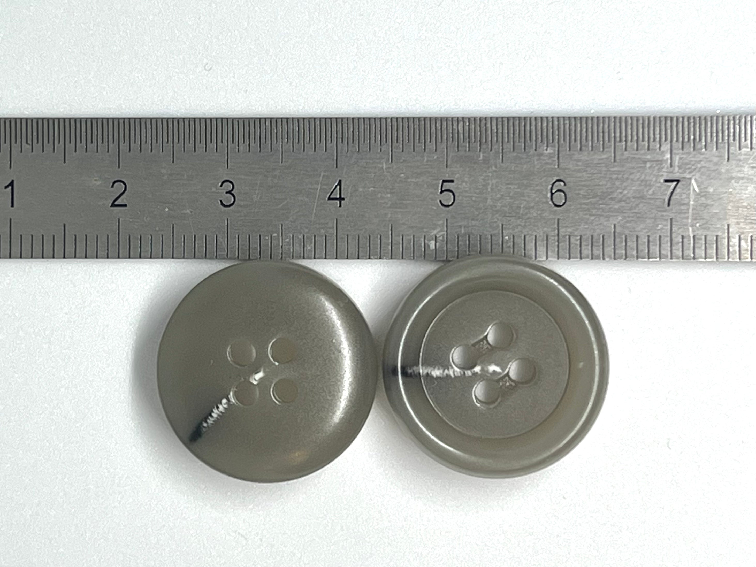 BOUTON GRIS KAKI MARBRÉ 20mm - lot de 2 - My Little Coupon