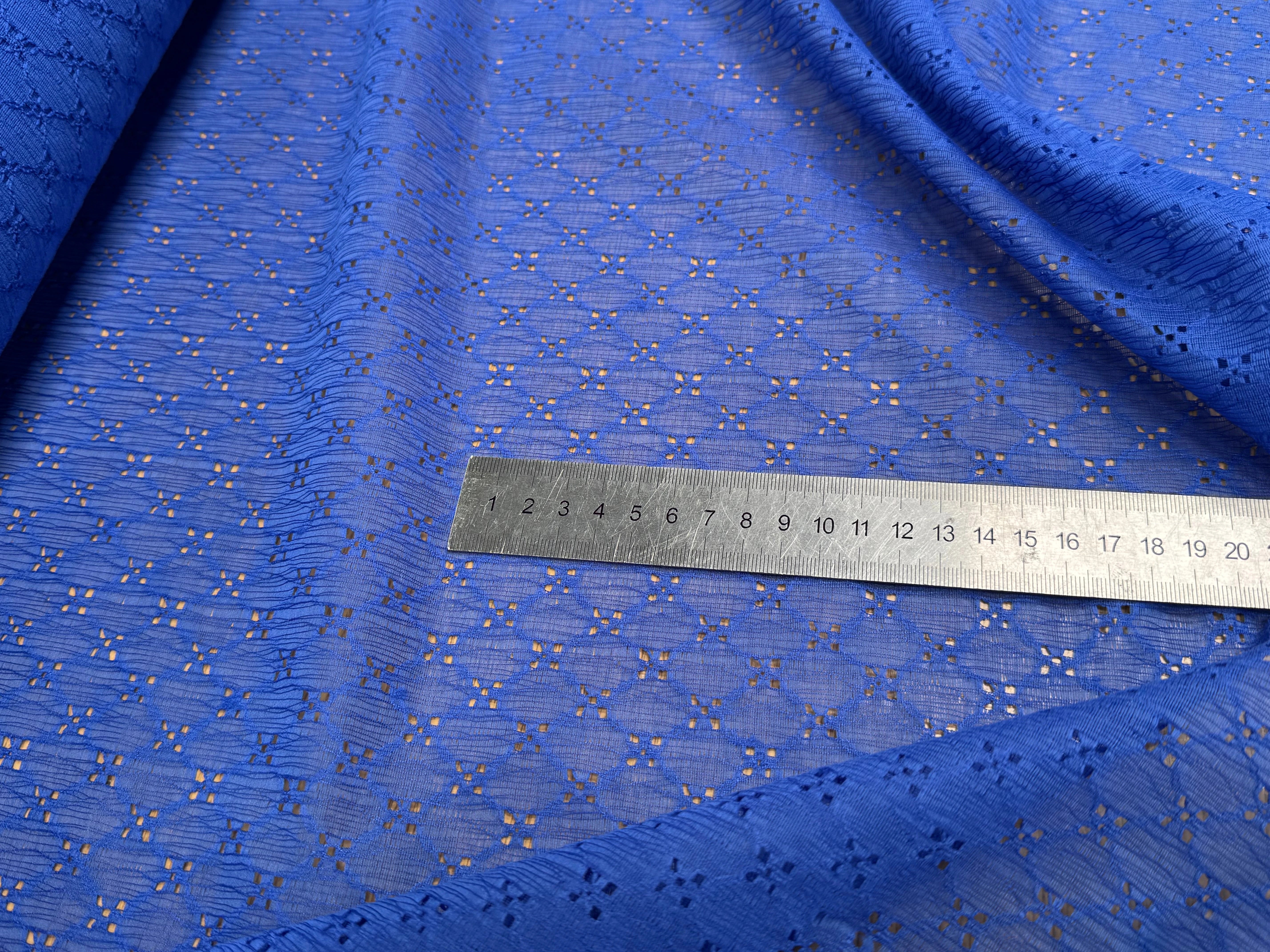 BRODERIE ANGLAISE BLEU ROI - My Little Coupon