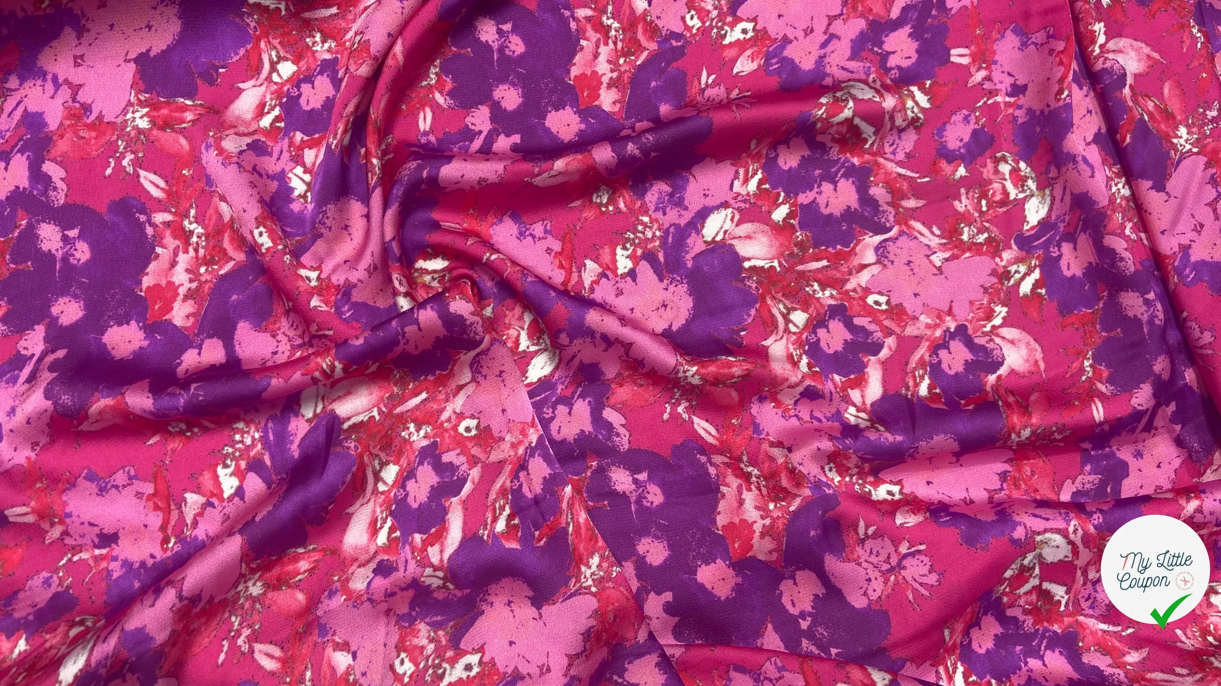 BUBBLE CREPE PINK & RED SUGAR - My Little Coupon