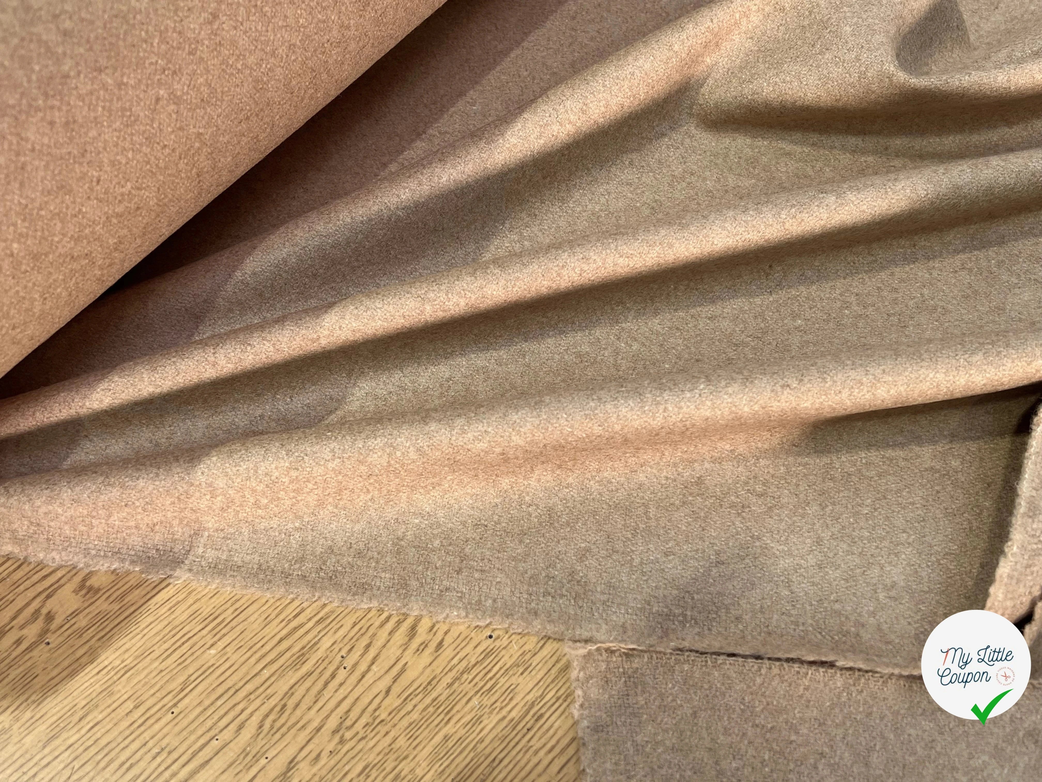 CABAN DE LAINE BEIGE CHAMOIS - My Little Coupon