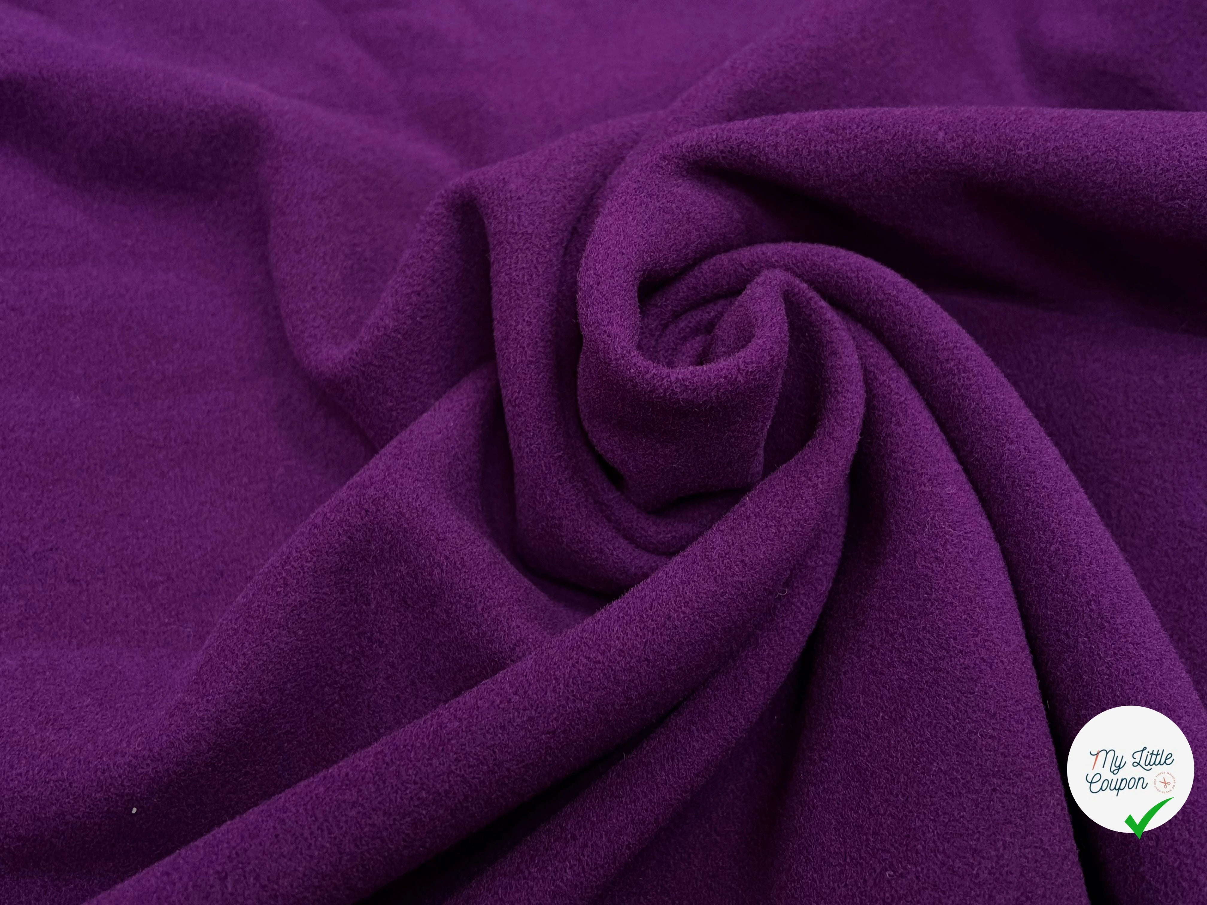 CABAN DE LAINE CHIC VIOLET 100% LAINE 150CM - My Little Coupon