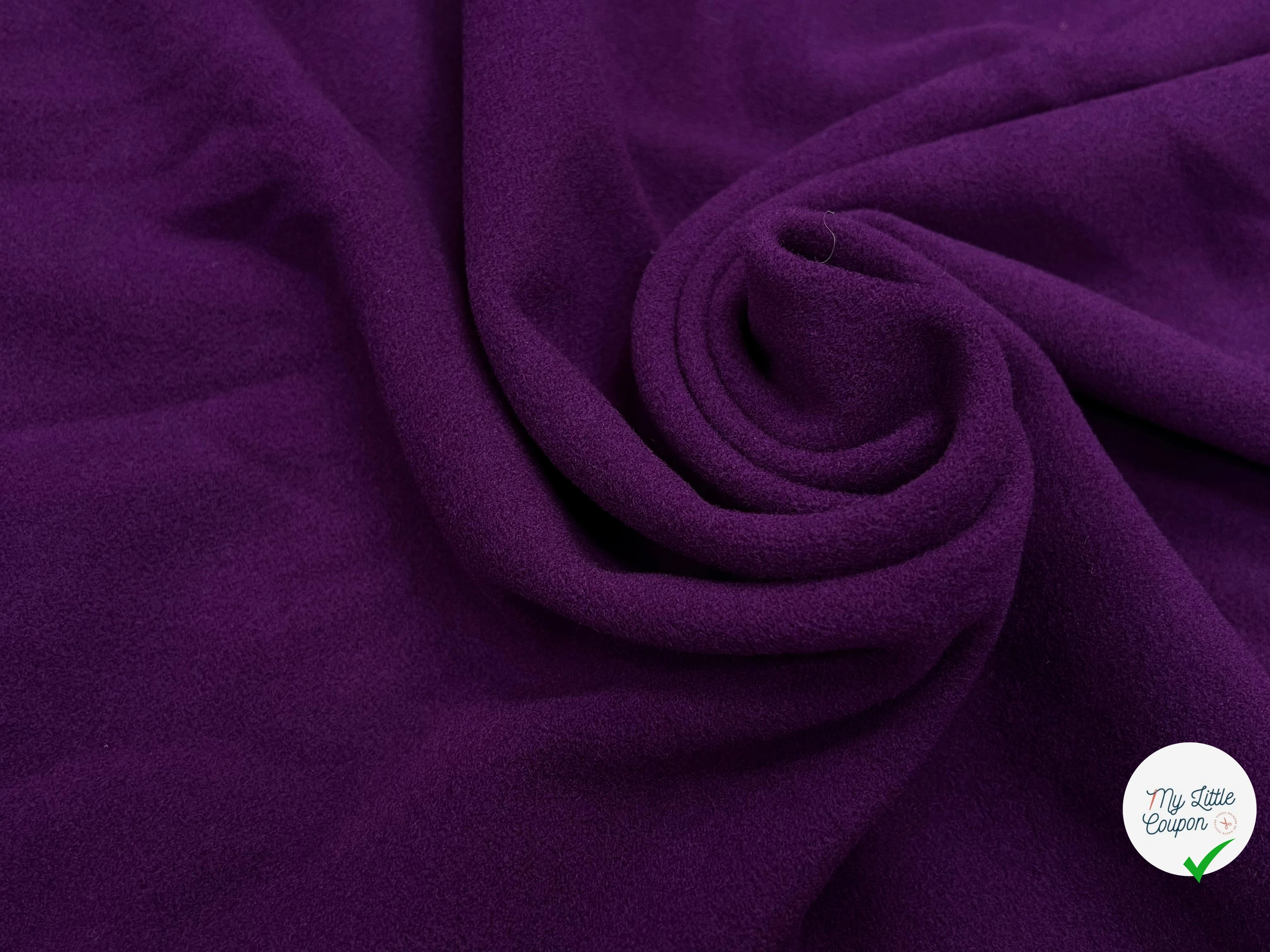 CABAN DE LAINE CHIC VIOLET 100% LAINE 150CM - My Little Coupon