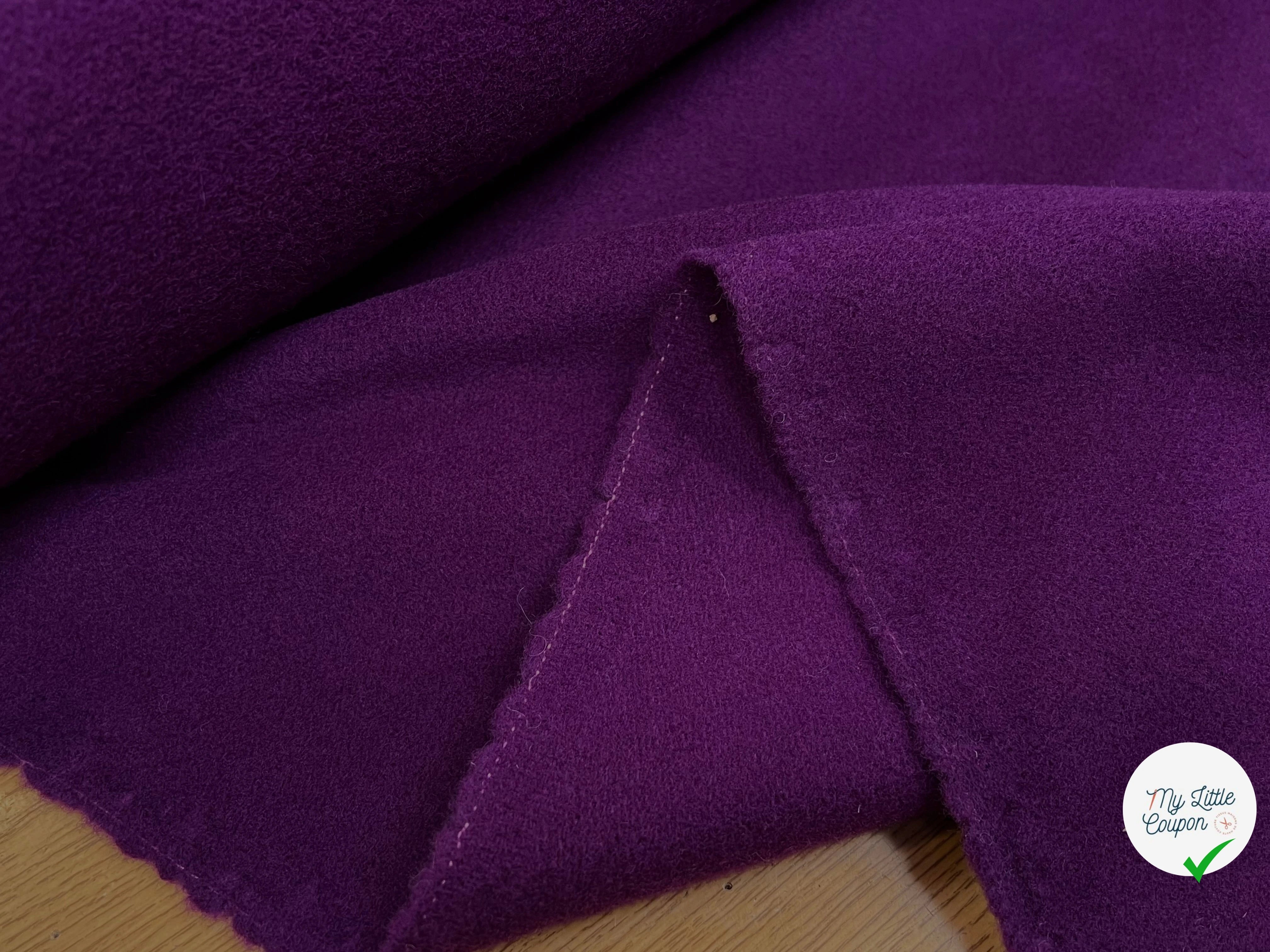 CABAN DE LAINE CHIC VIOLET 100% LAINE 150CM - My Little Coupon