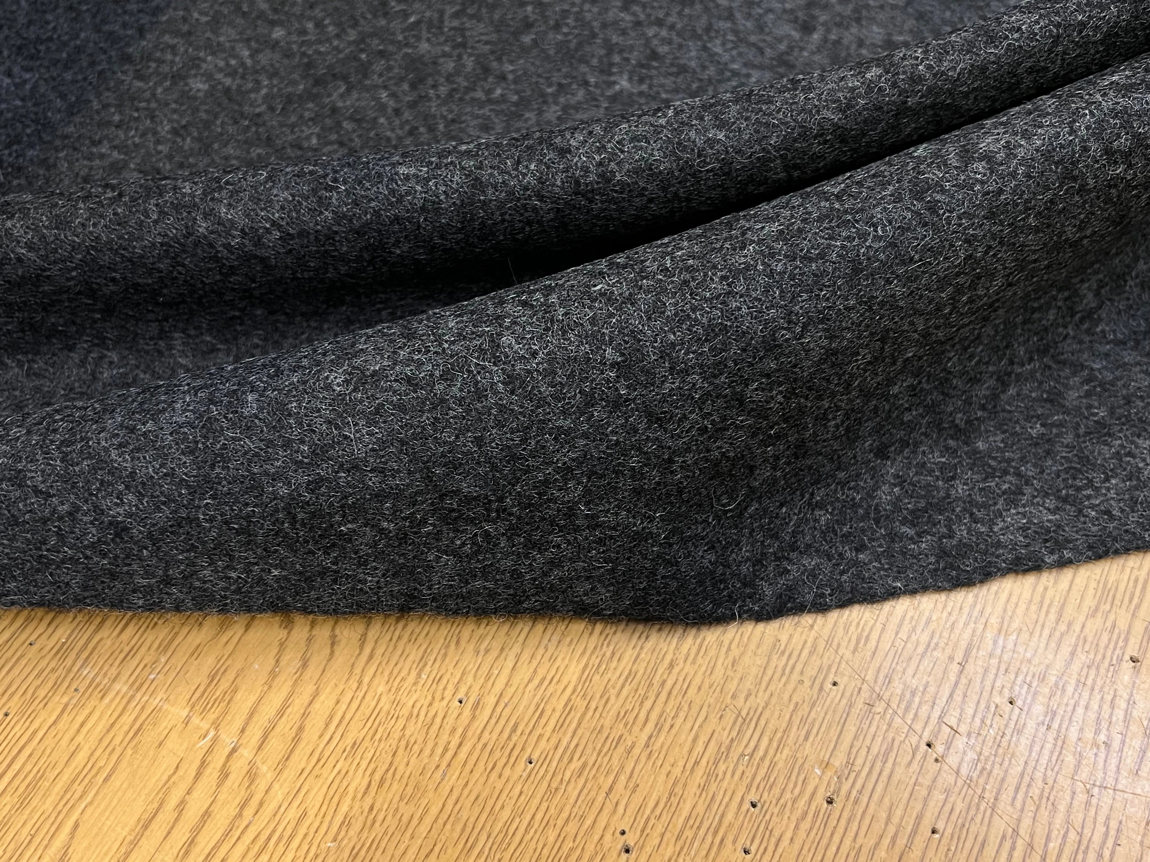 CABAN DE LAINE GRIS CHINÉ 100% LAINE FABRICATION FRANÇAISE - My Little Coupon