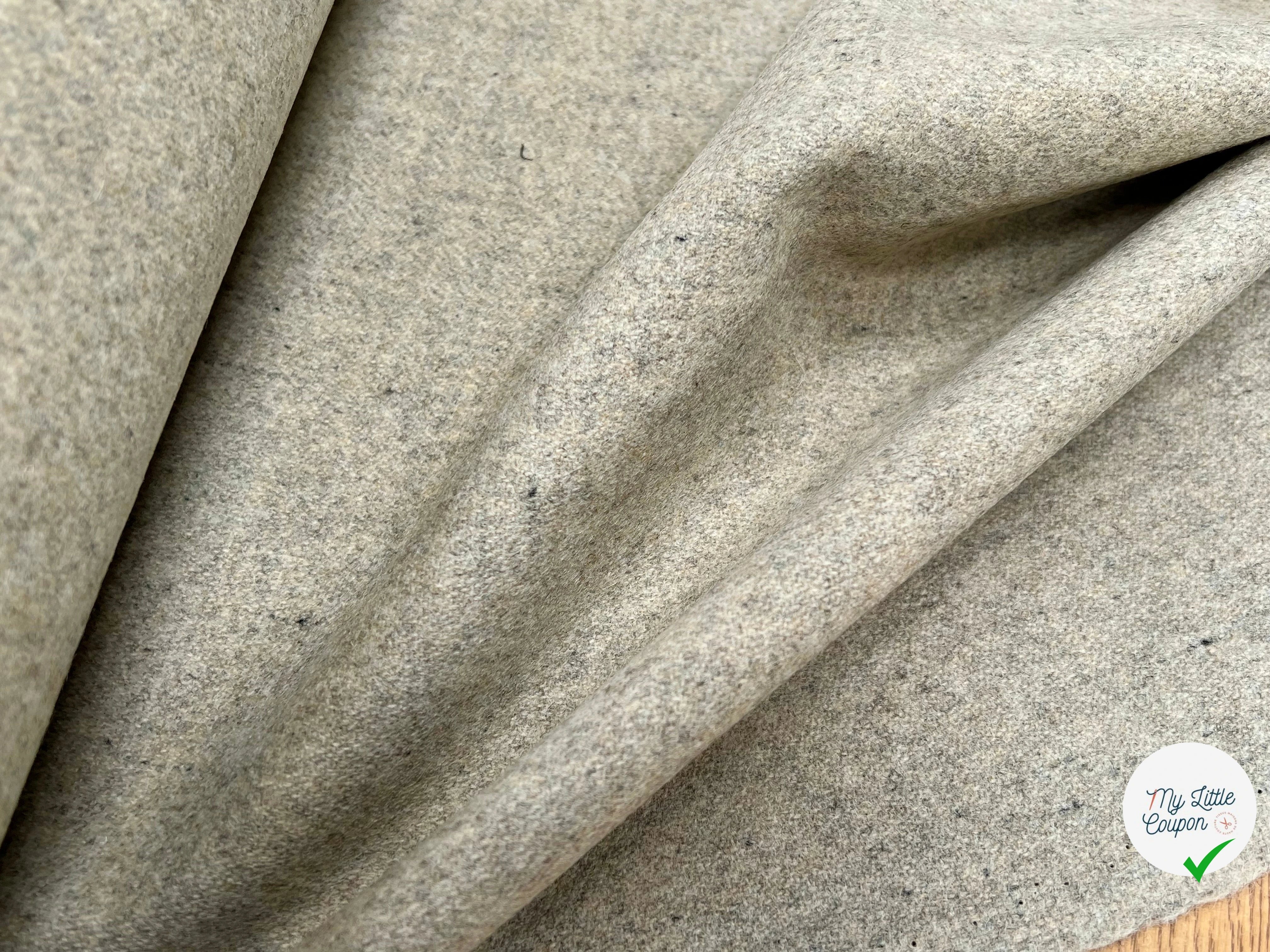 CABAN DE LAINE SABLE CHINÉ 100% LAINE FABRICATION FRAÇAISE - My Little Coupon