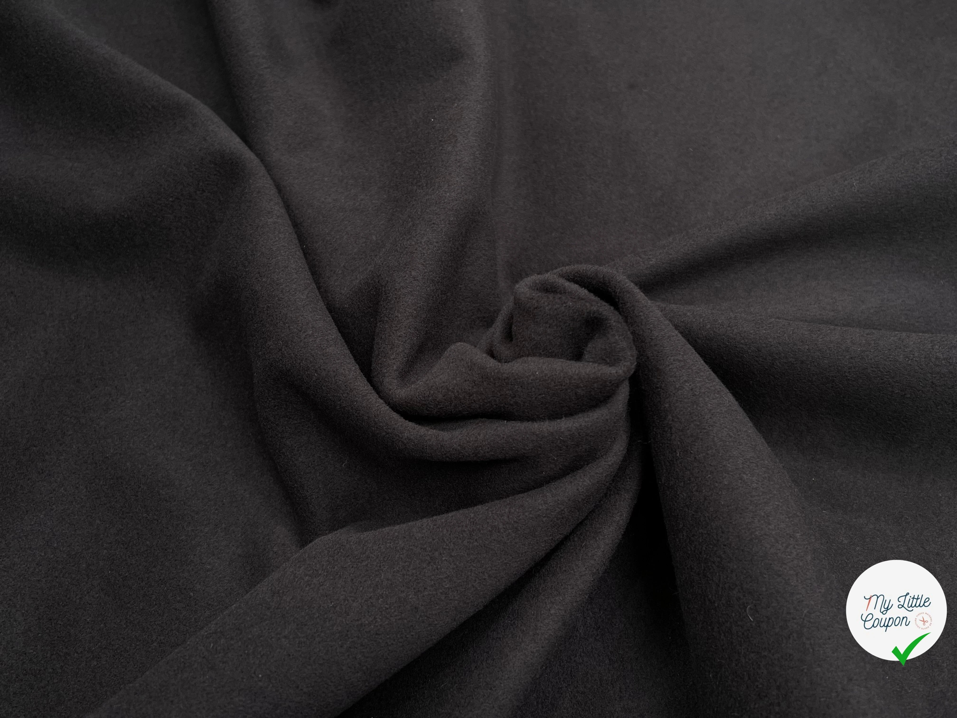 CABAN DE LAINE VIERGE MARRON 15% CACHEMIRE - My Little Coupon