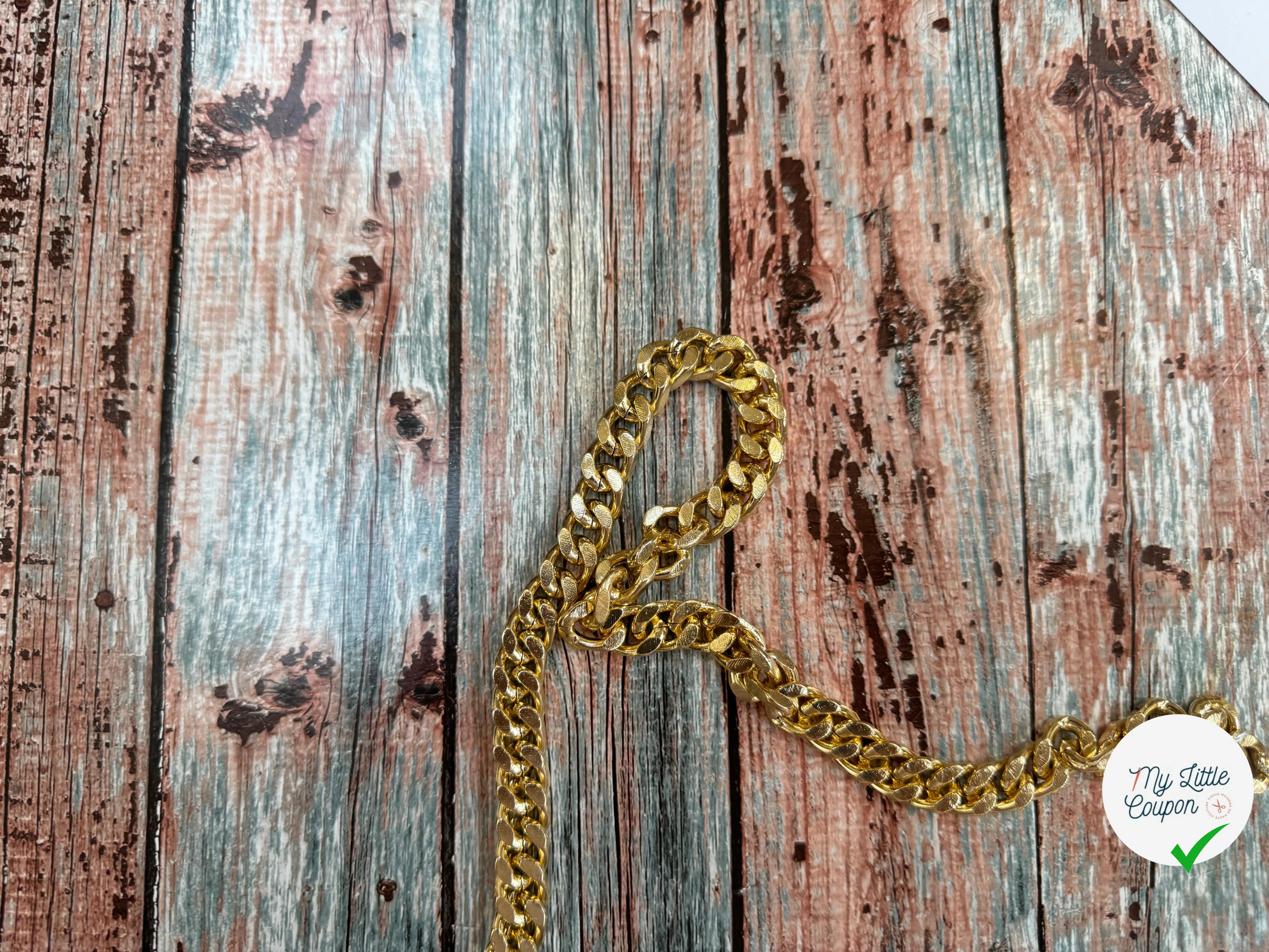 CHAÎNE MAILLE FORÇAT DORÉ - My Little Coupon