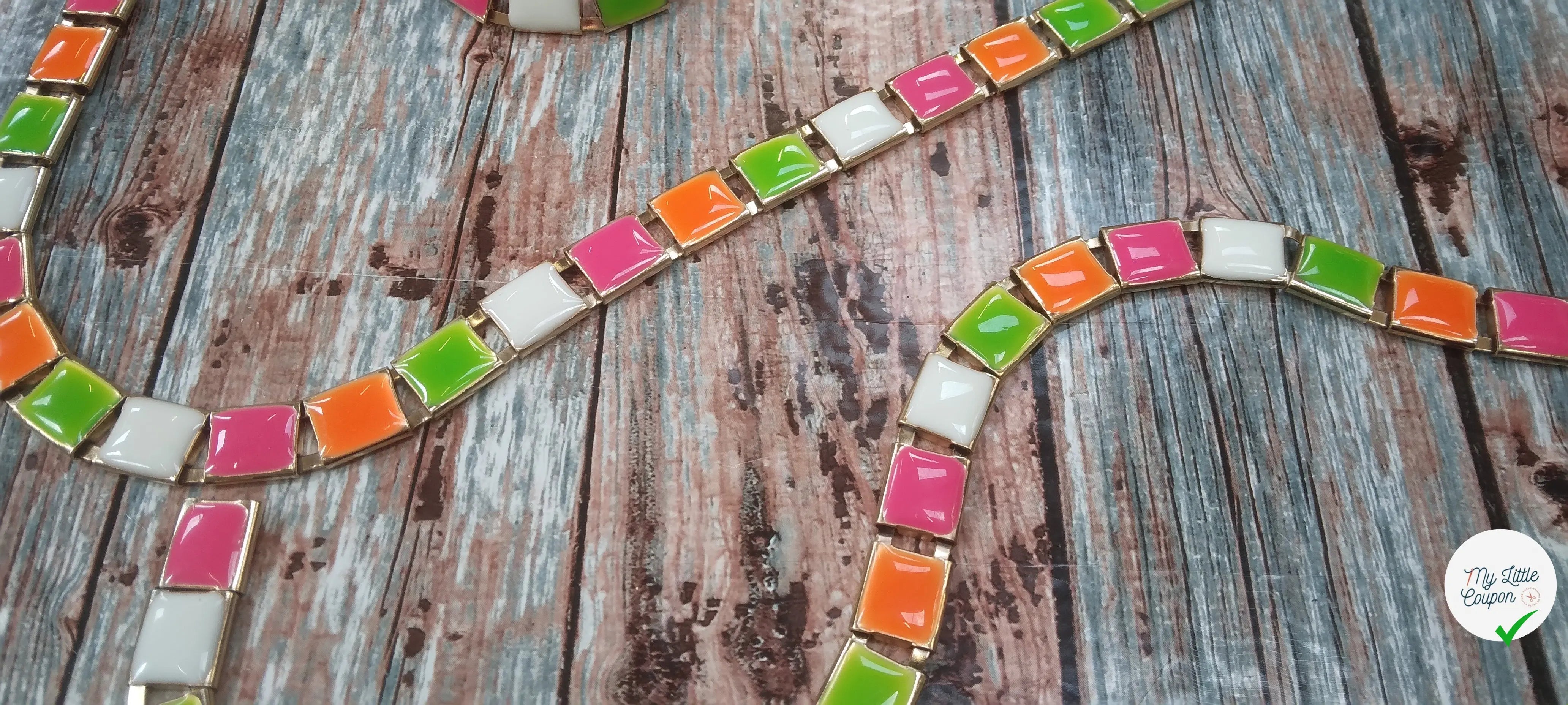 CHAÎNE MOSAÏQUE SWEET COLOR - My Little Coupon