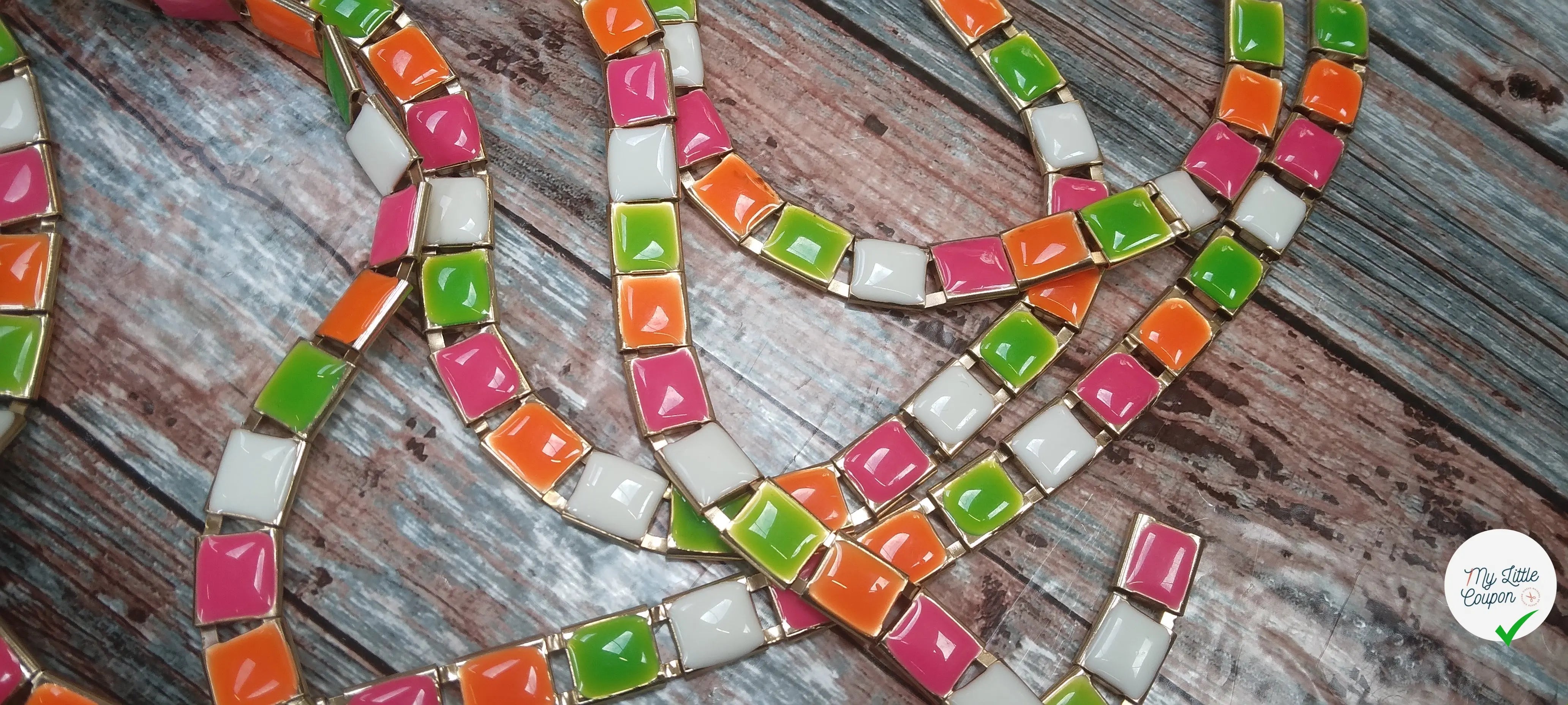 CHAÎNE MOSAÏQUE SWEET COLOR - My Little Coupon