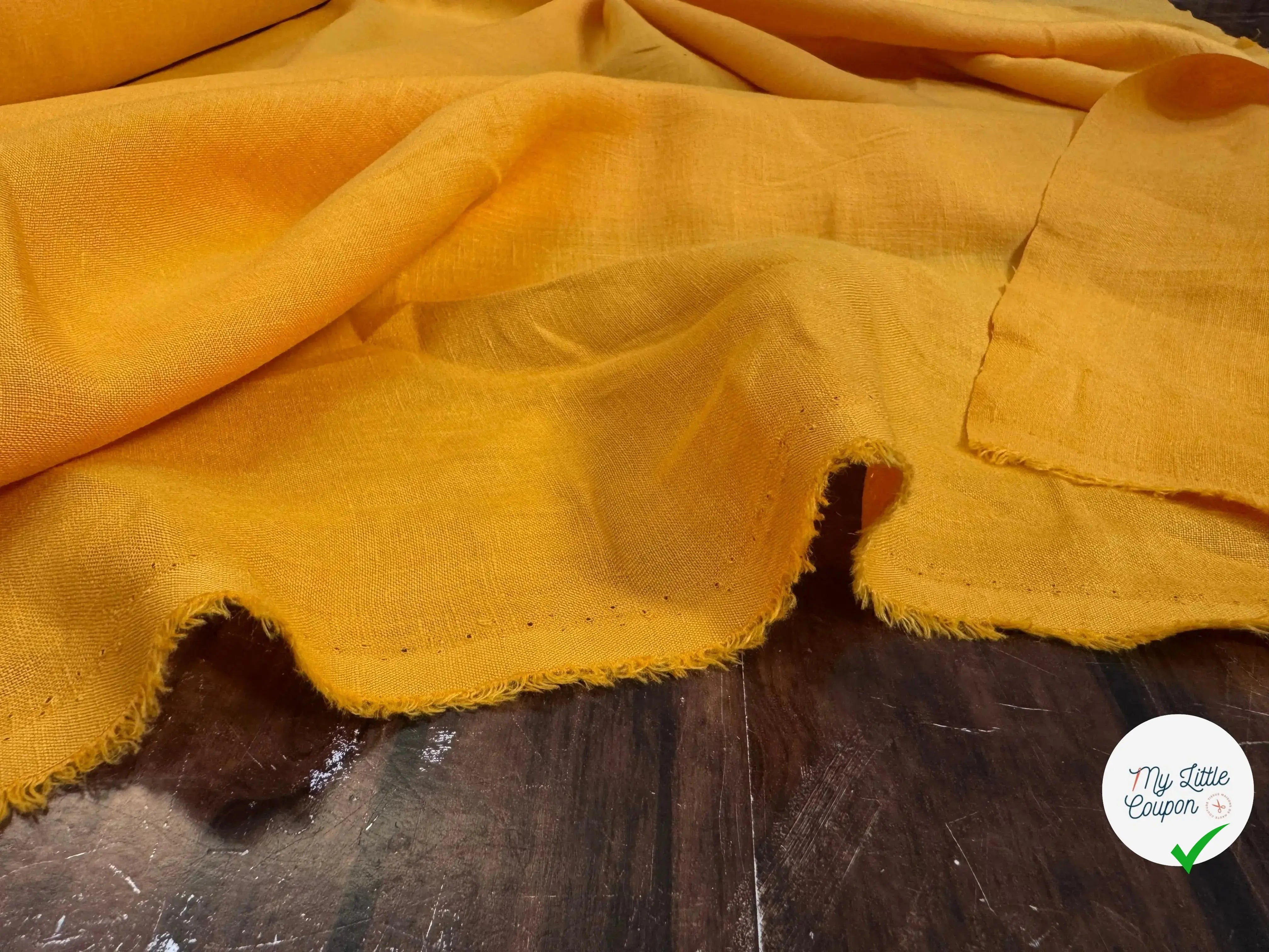 SOFT LINEN VOILE, Dark Honey - My Little Coupon