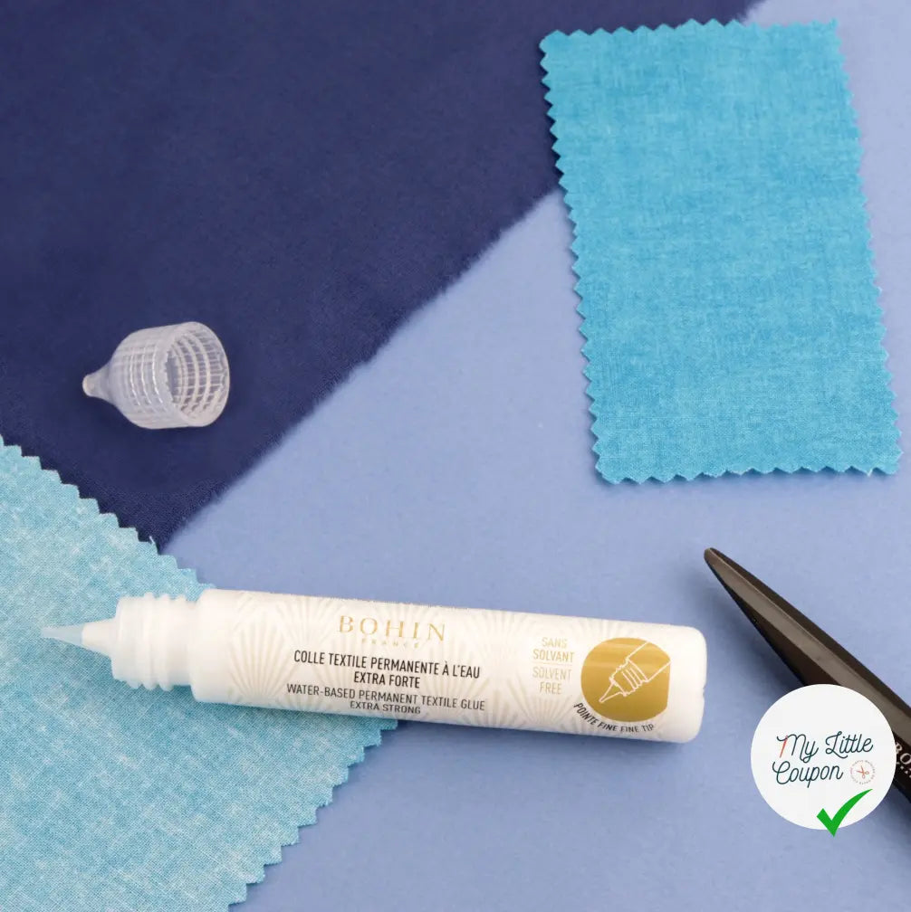 COLLE TEXTILE PERMANENTE À L'EAU EXTRA FORTE - My Little Coupon