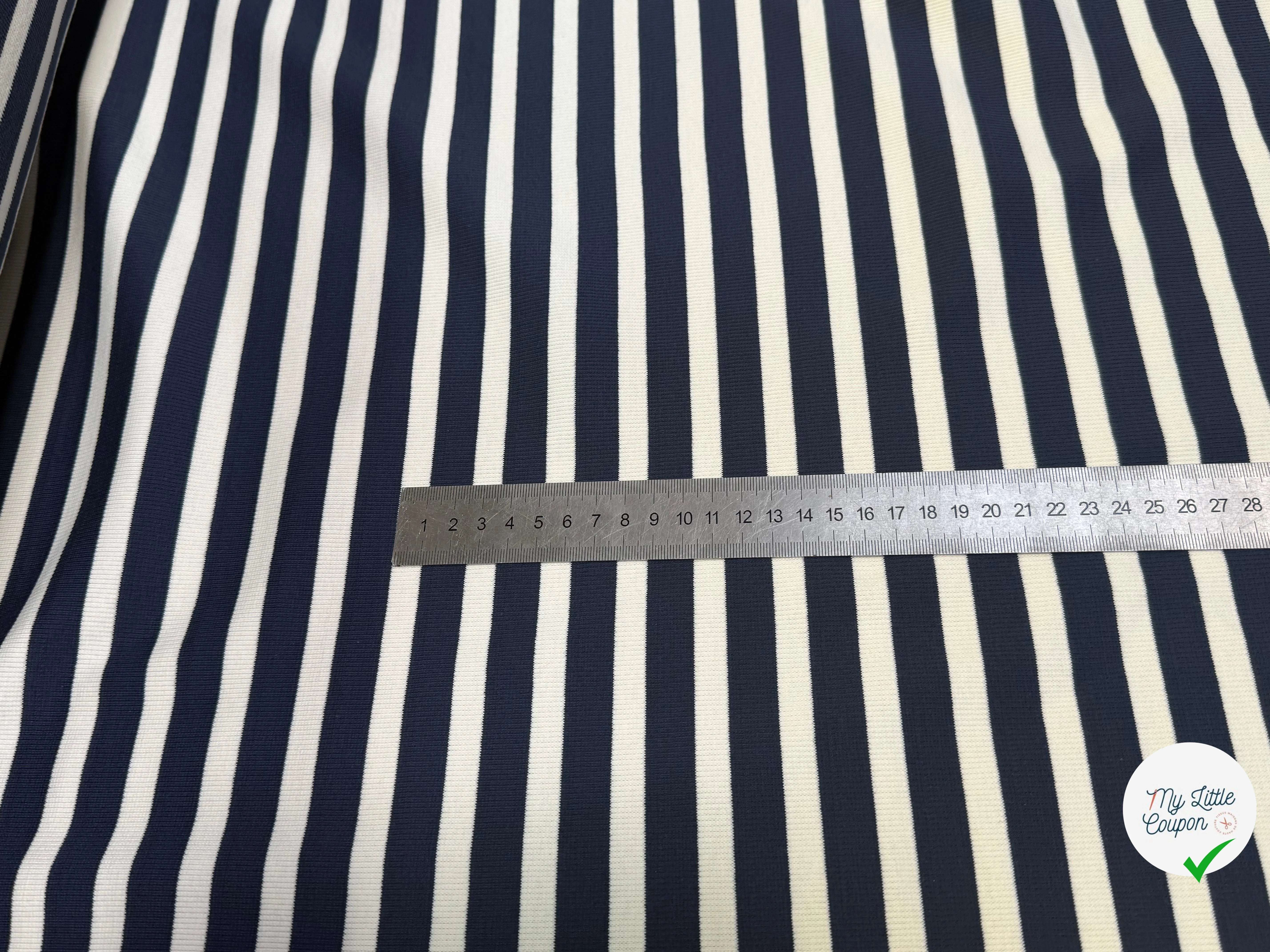 CÔTE 2/1 BLEU INK/CRAIE 90 DE LAIZE 98% COTON - My Little Coupon