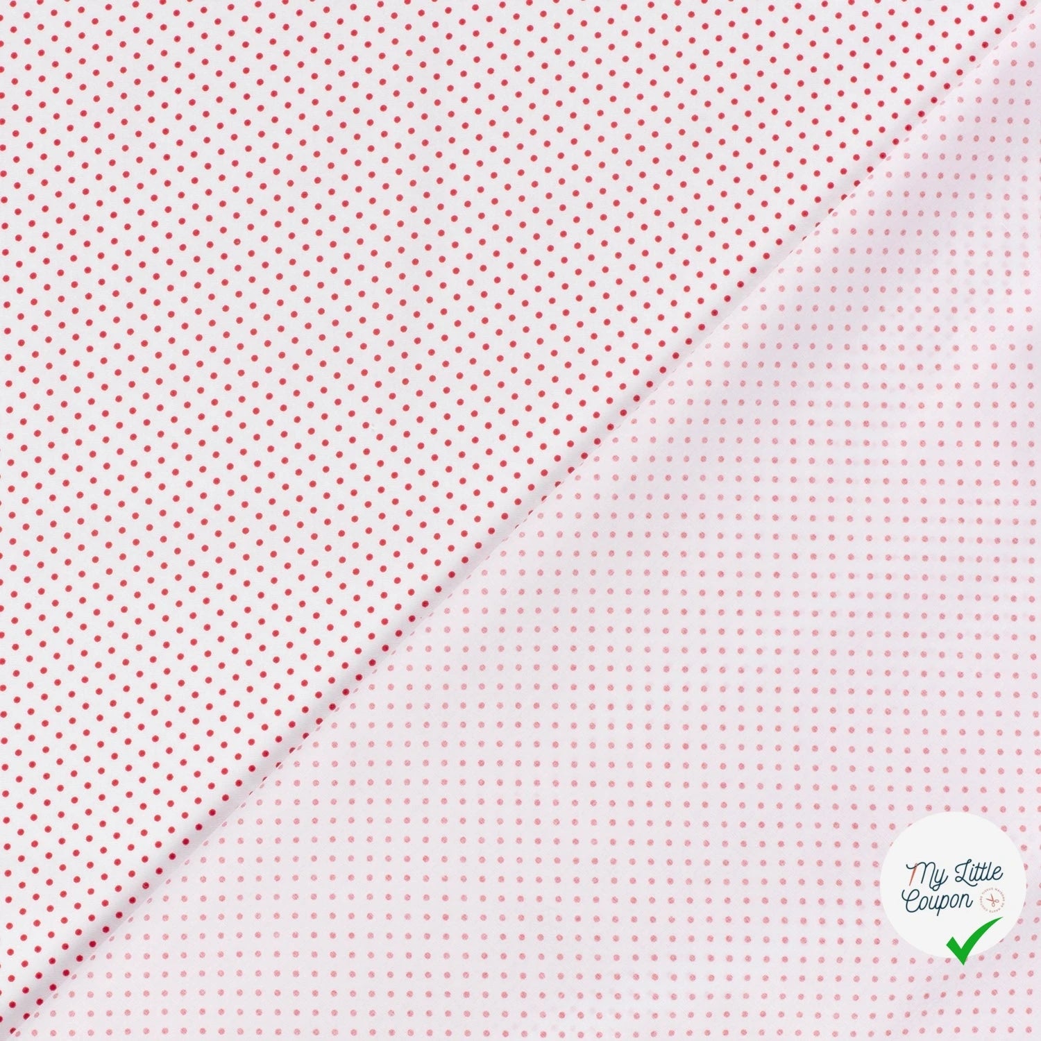 COTON À POIS PETITE TAILLE BLANC - My Little Coupon