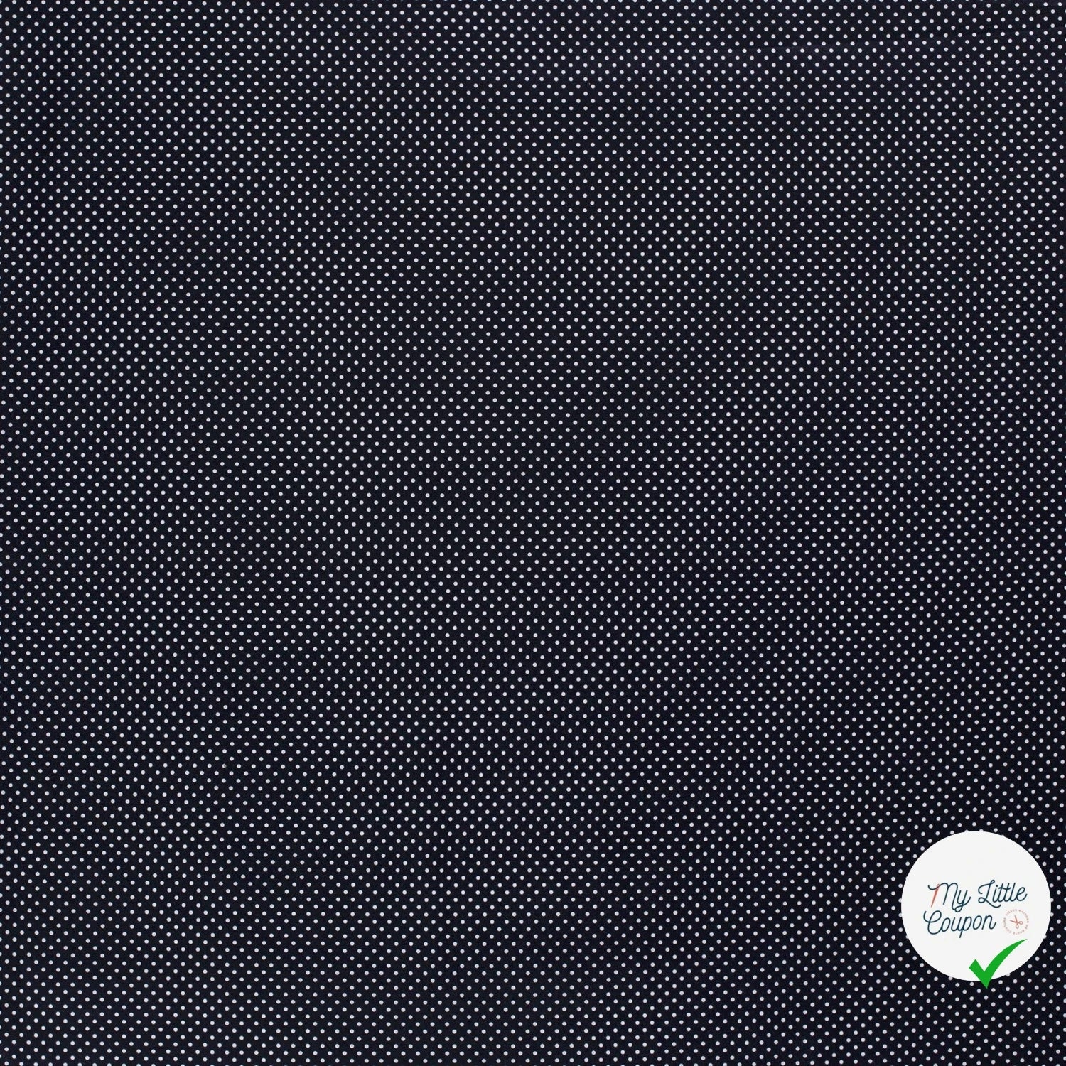 COTON À POIS PETITE TAILLE BLEU MARINE - My Little Coupon