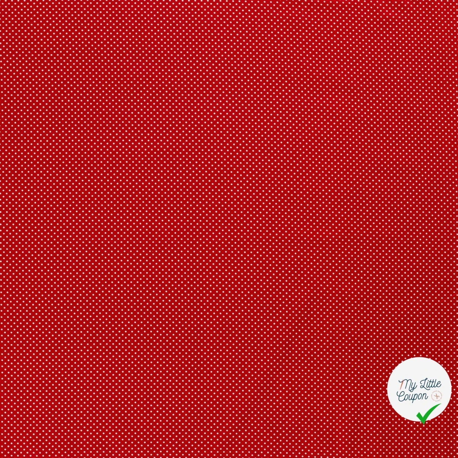 COTON À POIS PETITE TAILLE ROUGE - My Little Coupon