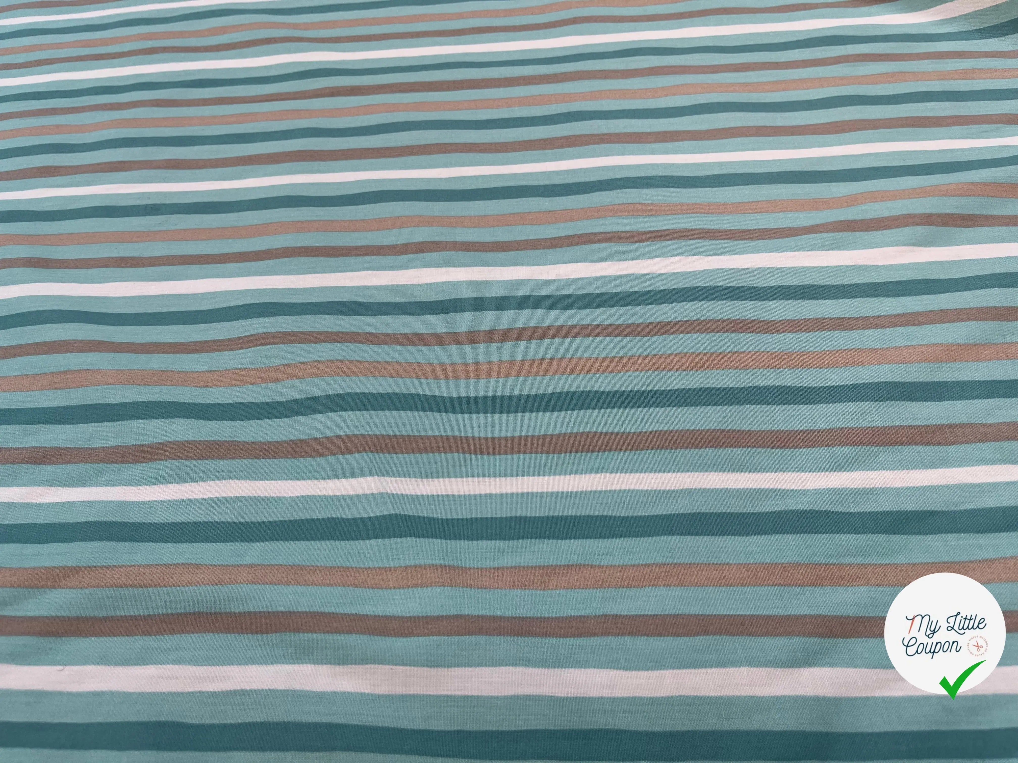 COTON BÉBÉ 120 FILS MOTIF TRANSAT BLEU - My Little Coupon