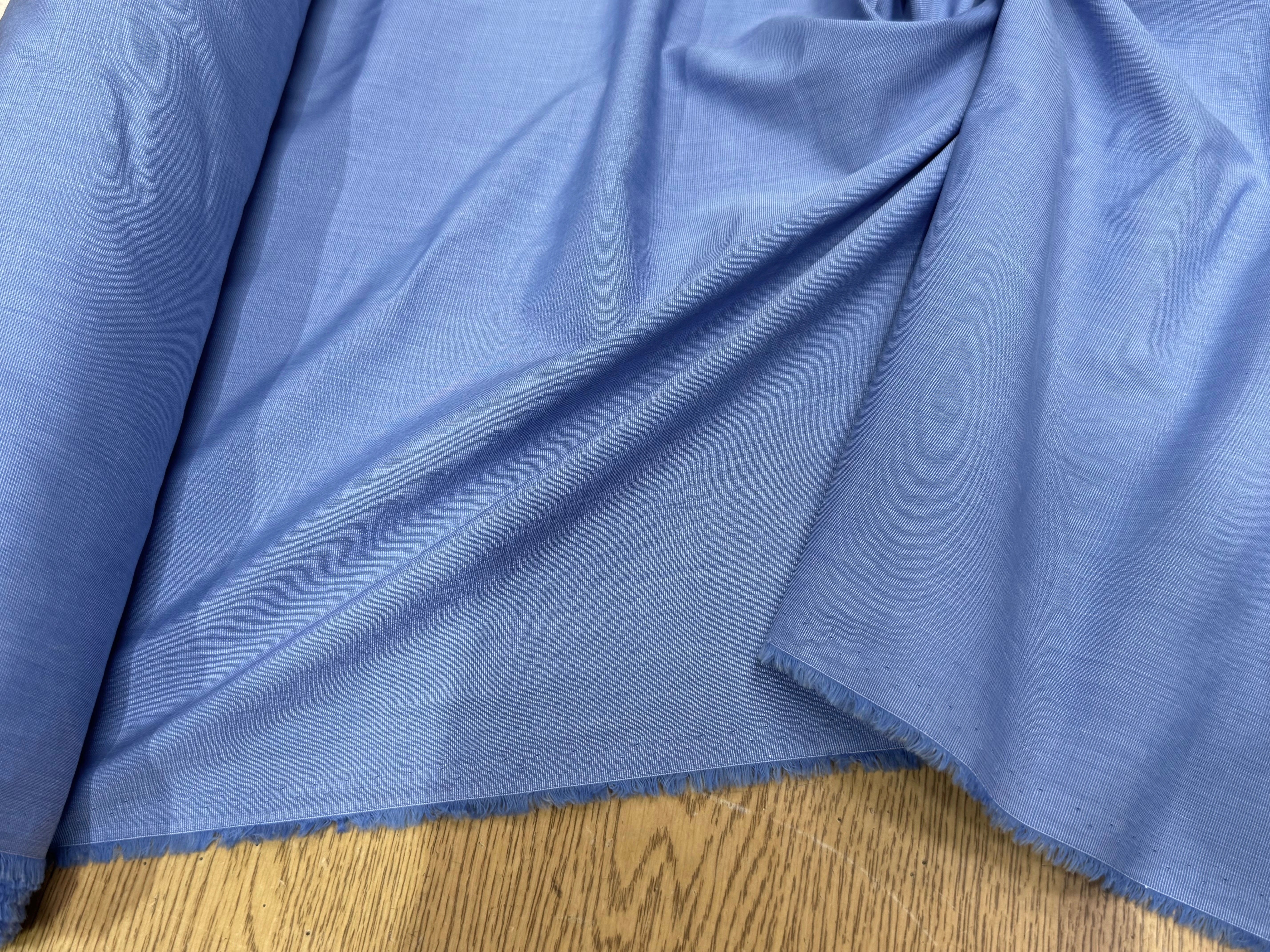 COTON CHEMISE ESPRIT OXFORD BLEU - My Little Coupon