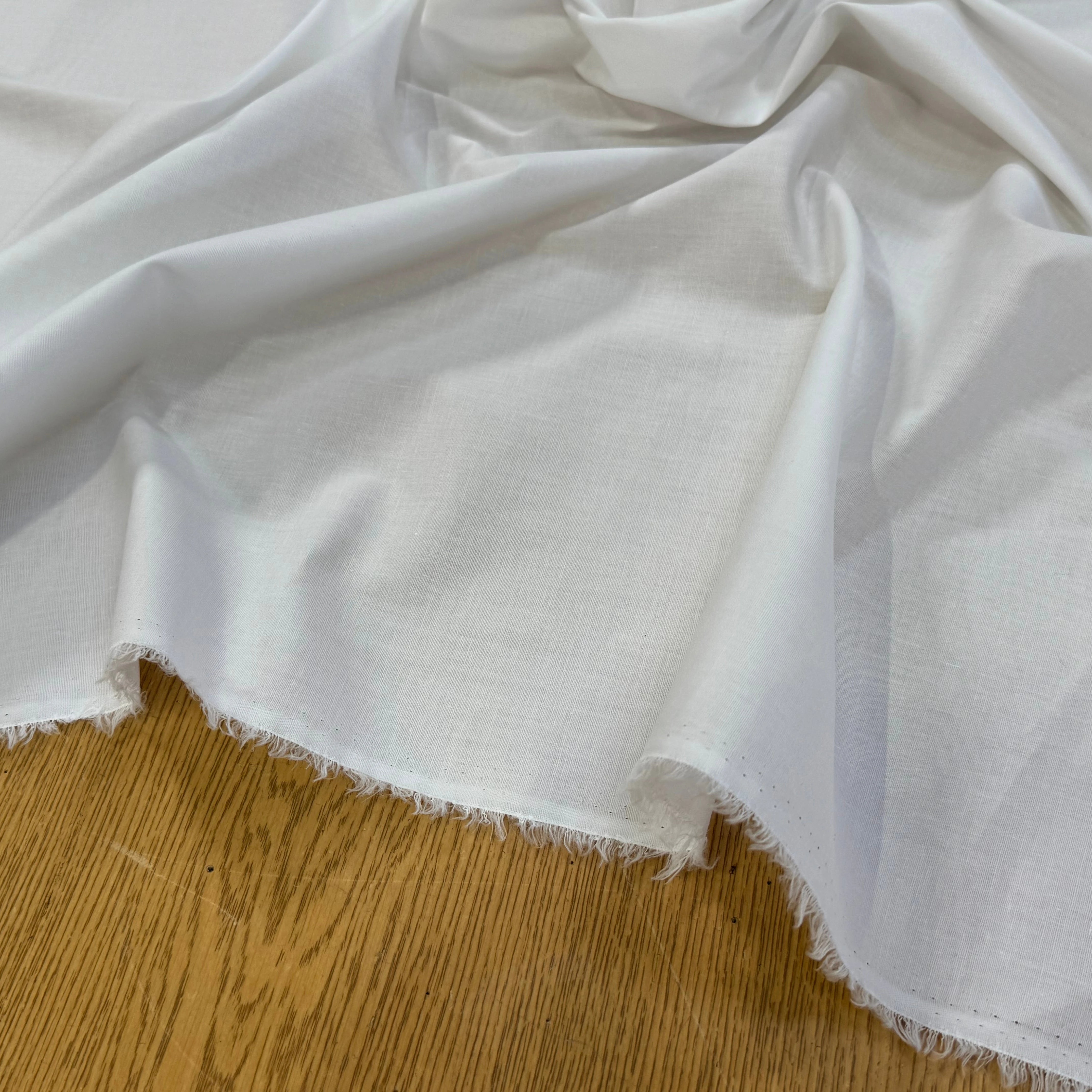 COTON CHEMISE LEGER BLANC STRETCH - My Little Coupon