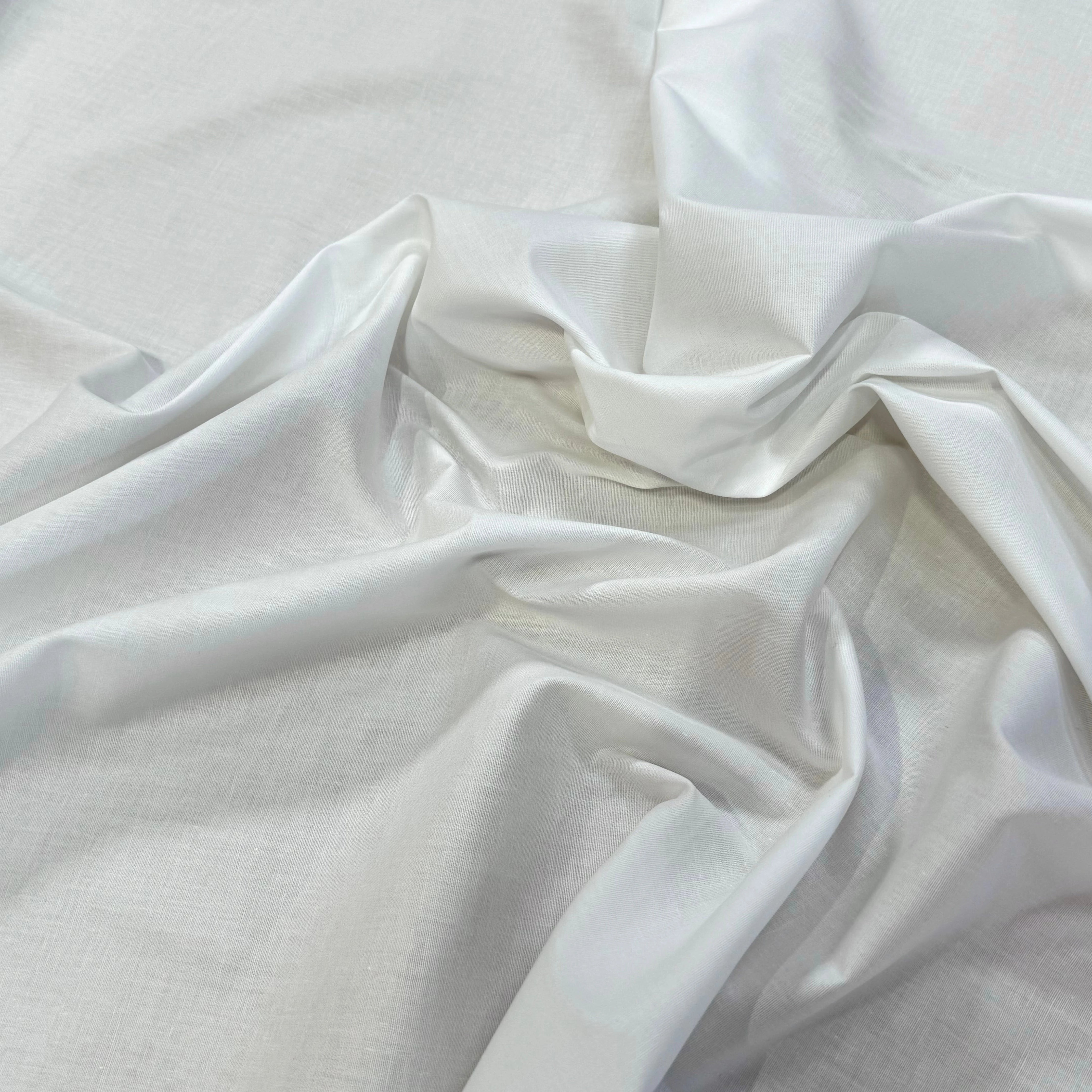 COTON CHEMISE LEGER BLANC STRETCH - My Little Coupon
