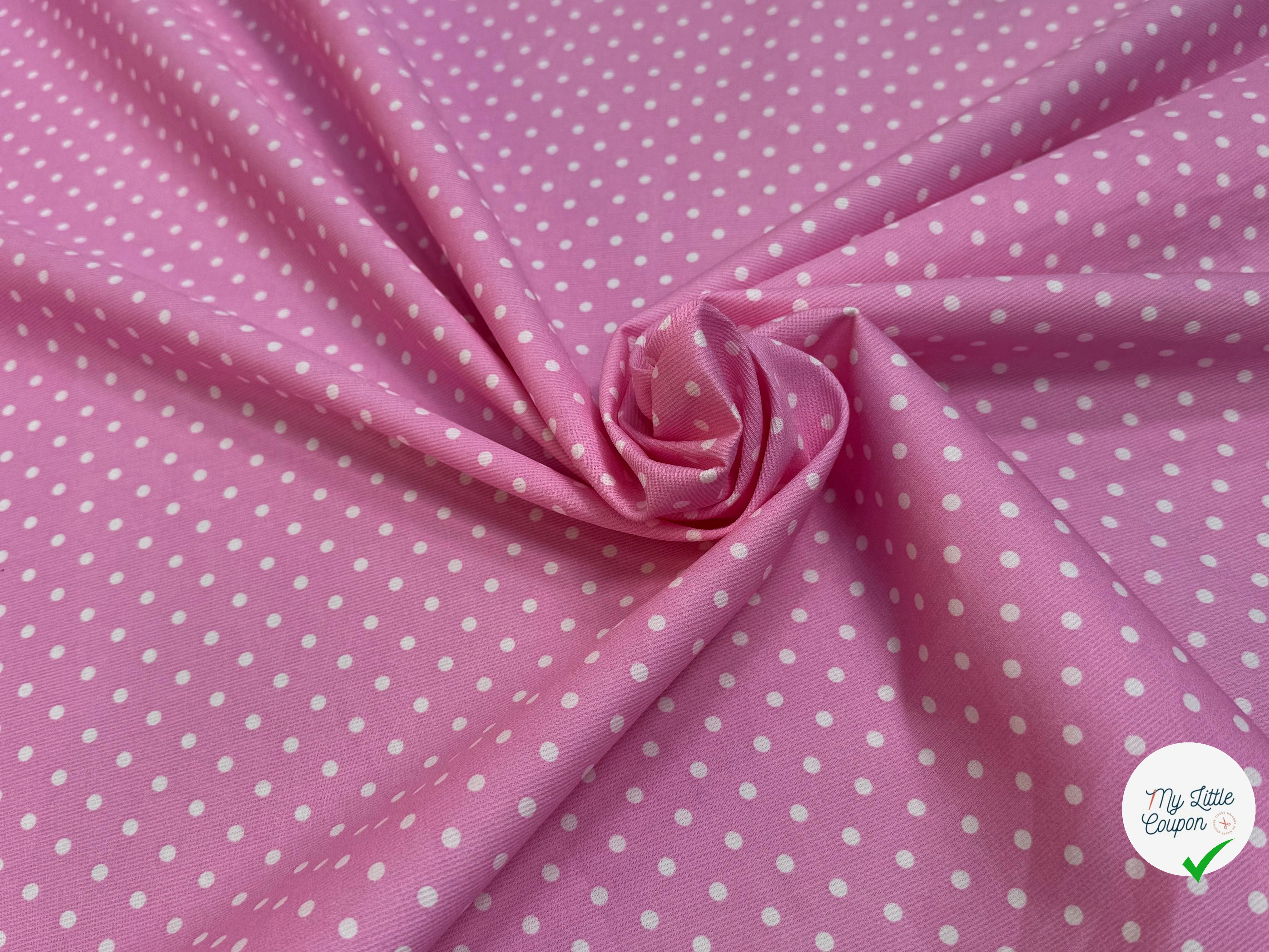 COTON COTELÉ ROSE À POIS - My Little Coupon