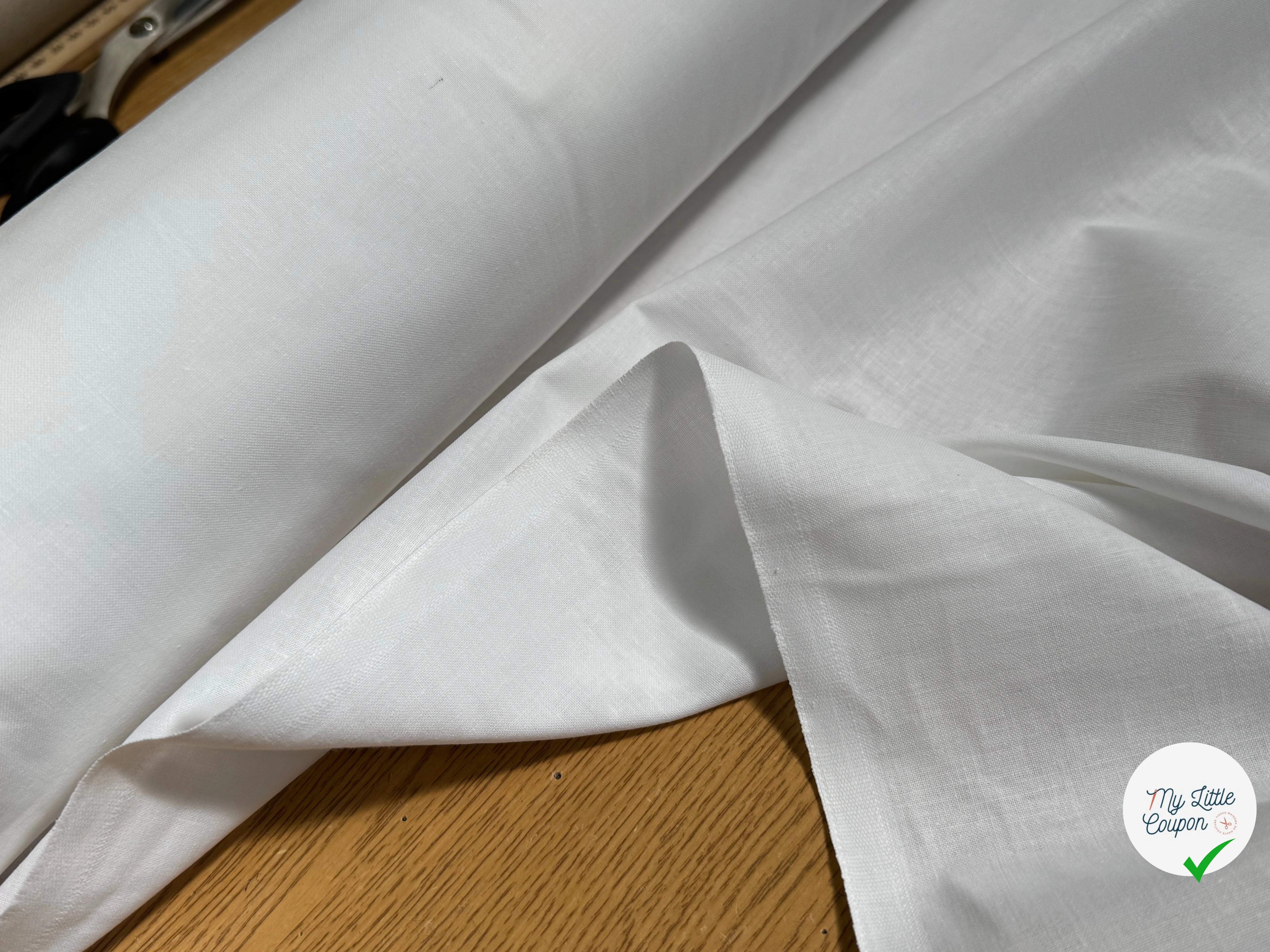COTON CRETONNE JEKYLL BLANC 228 - My Little Coupon