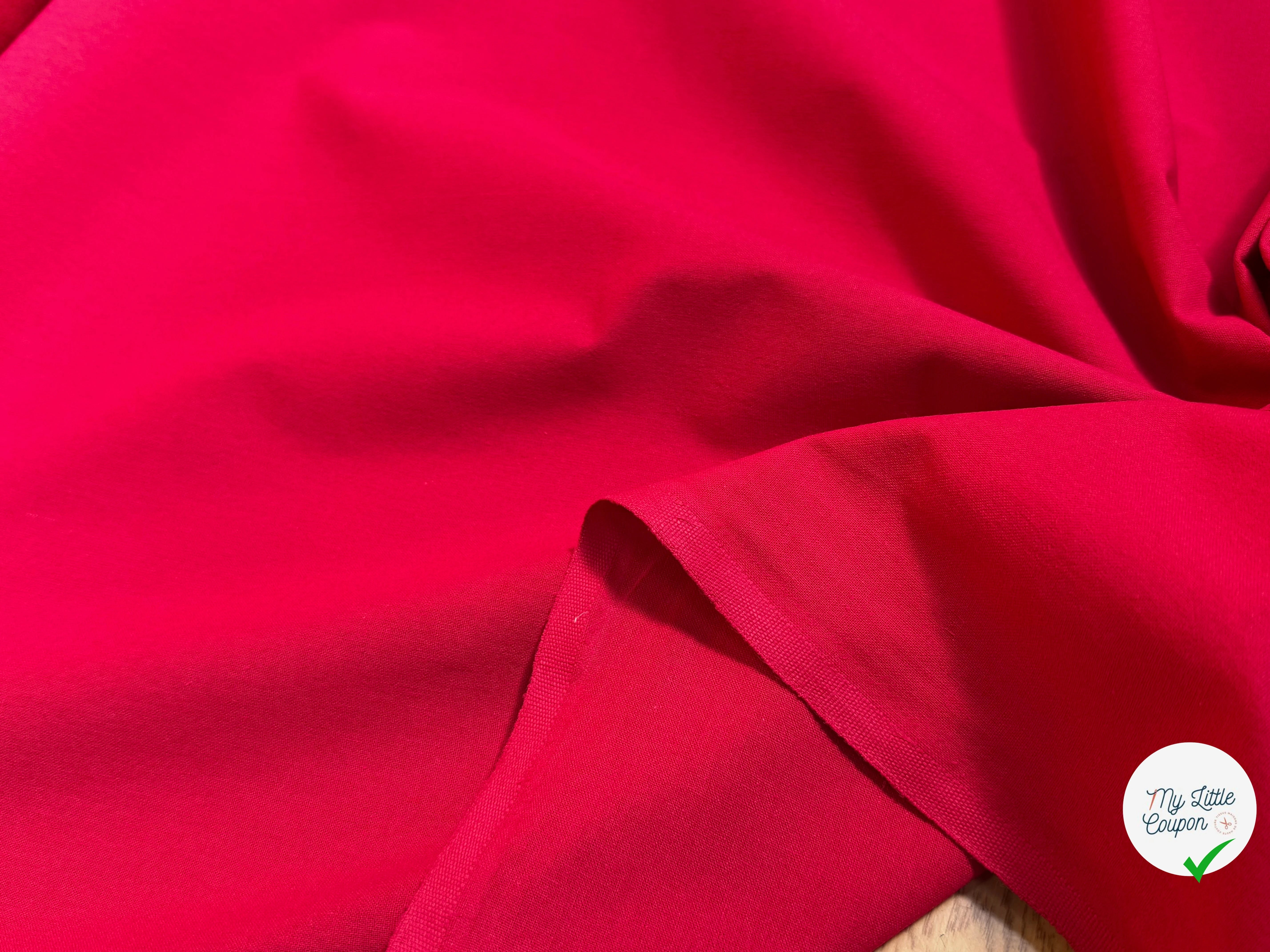 COTON CRETONNE JEKYLL CERISE 211 - My Little Coupon