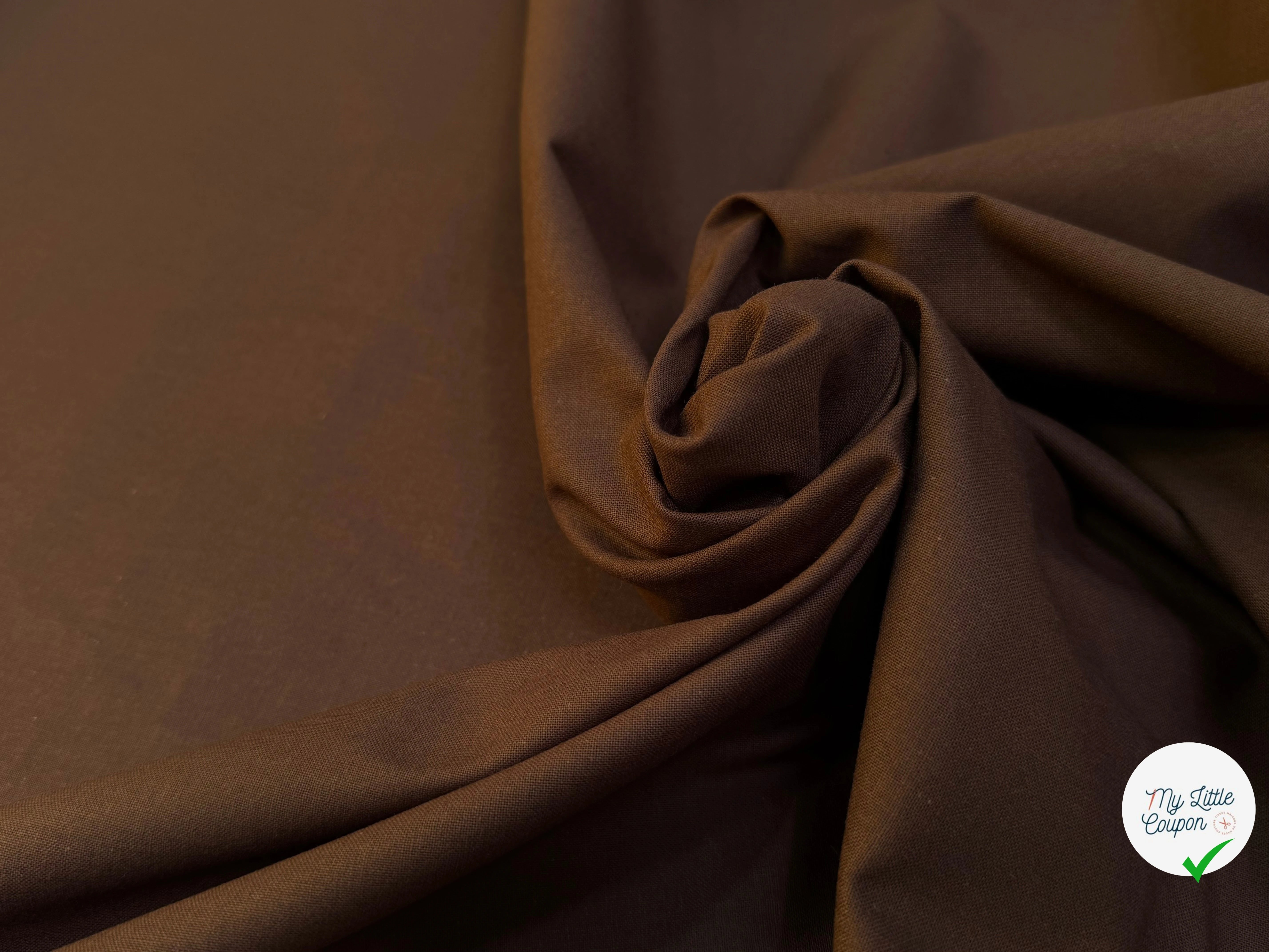COTON CRETONNE JEKYLL CHOCOLAT 219 - My Little Coupon