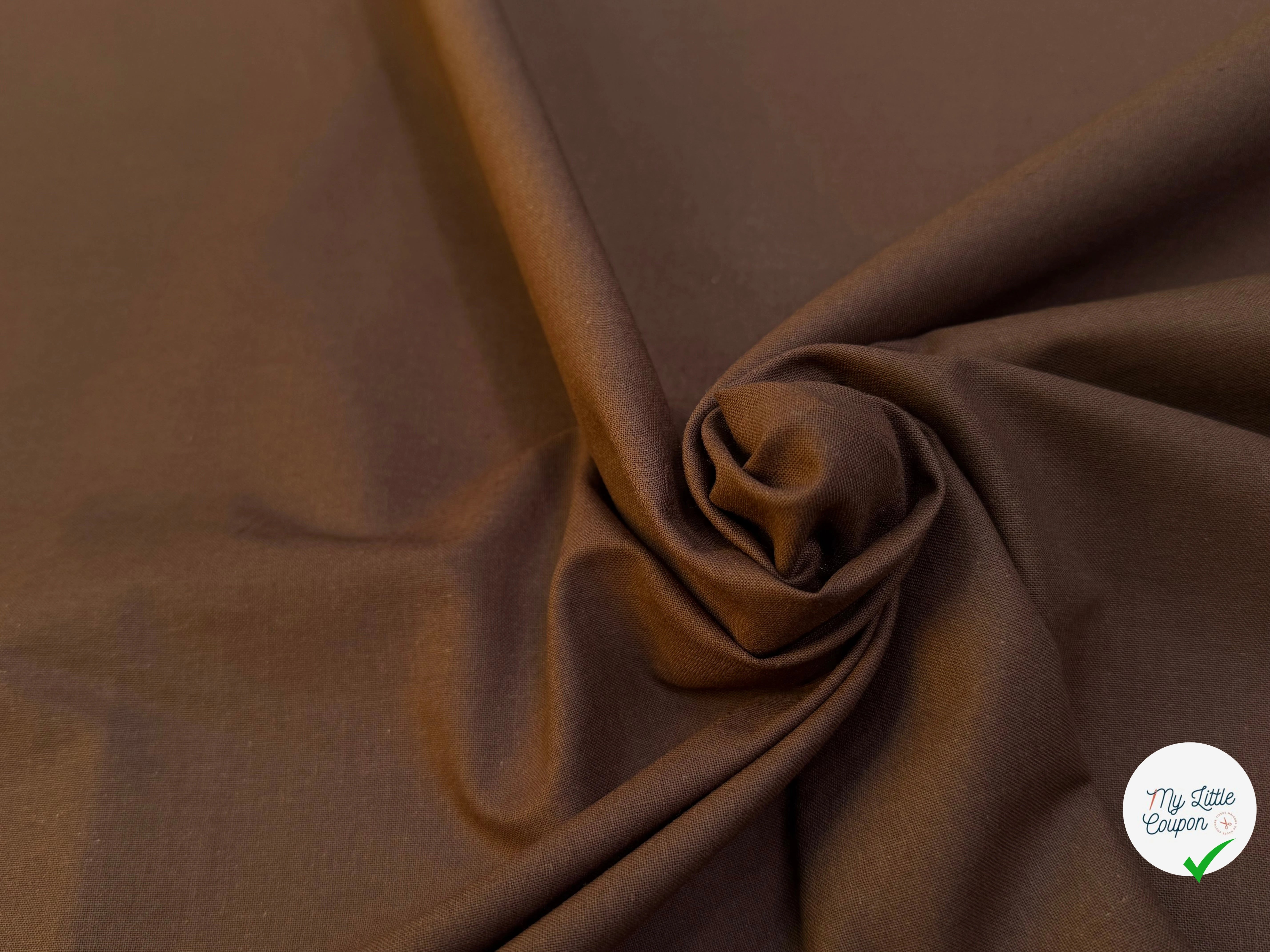 COTON CRETONNE JEKYLL CHOCOLAT 219 - My Little Coupon