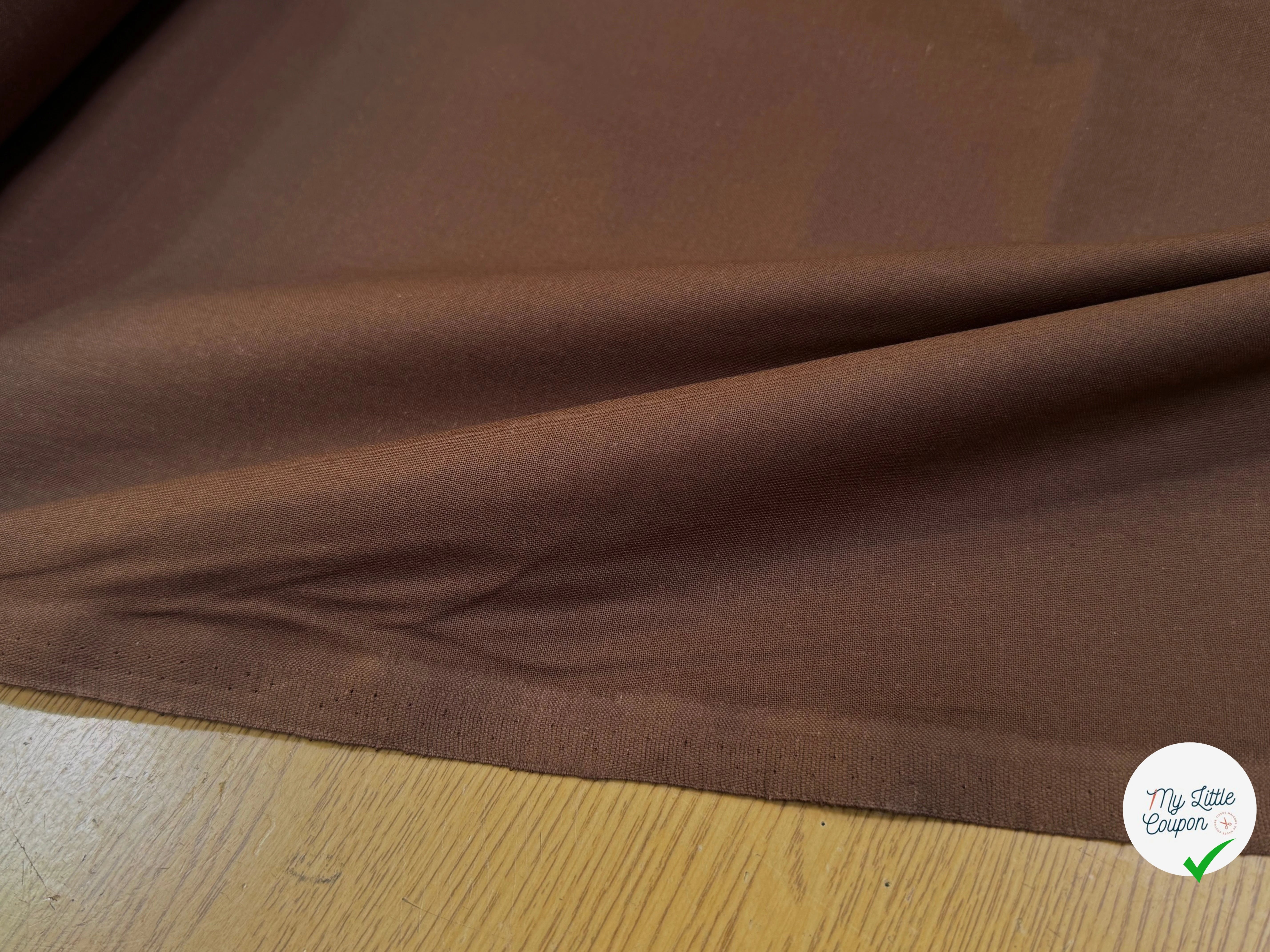 COTON CRETONNE JEKYLL CHOCOLAT 219 - My Little Coupon