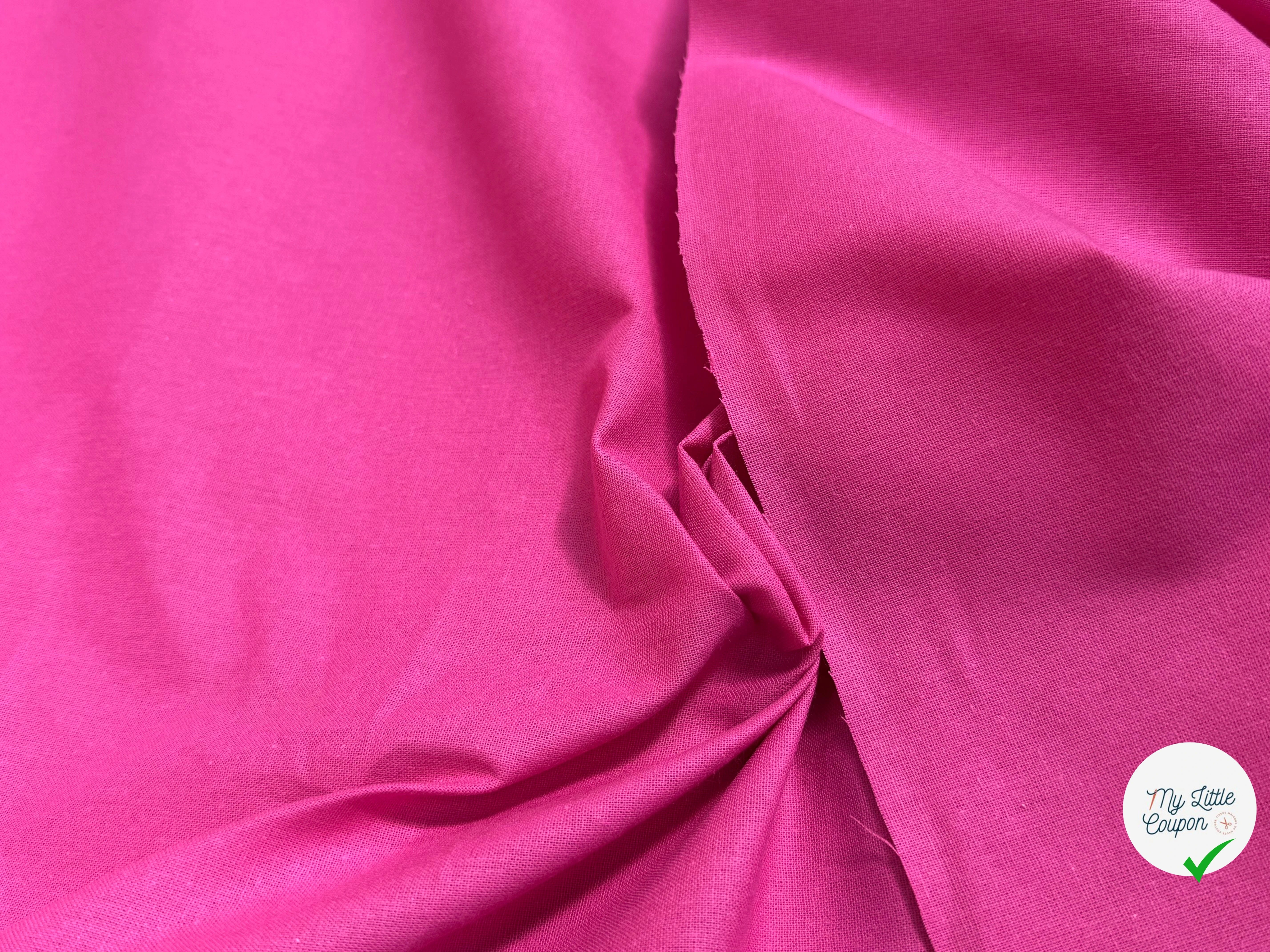 COTON CRETONNE JEKYLL FUCHSIA 208 - My Little Coupon