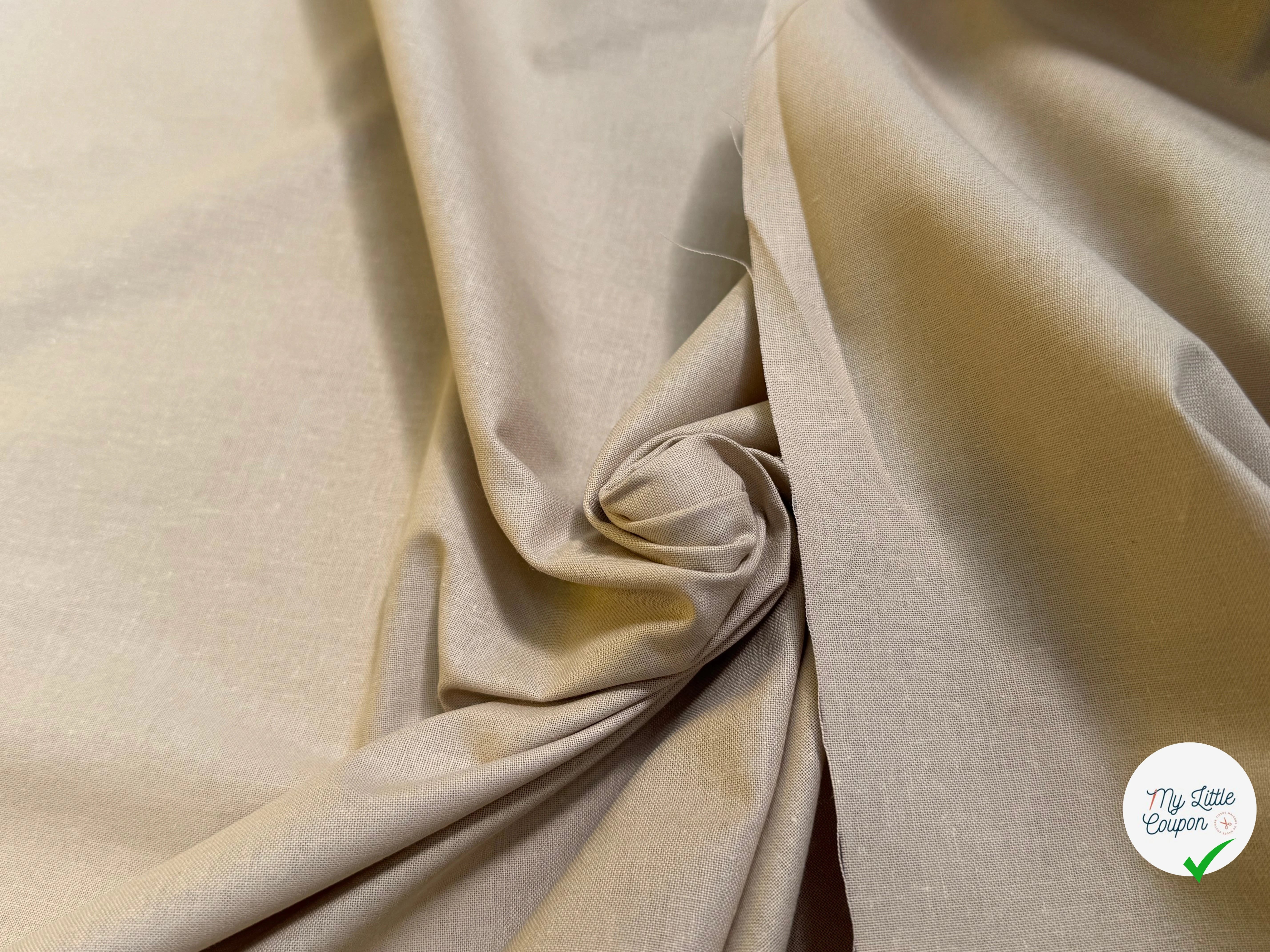 COTON CRETONNE JEKYLL NOUGAT 314 - My Little Coupon