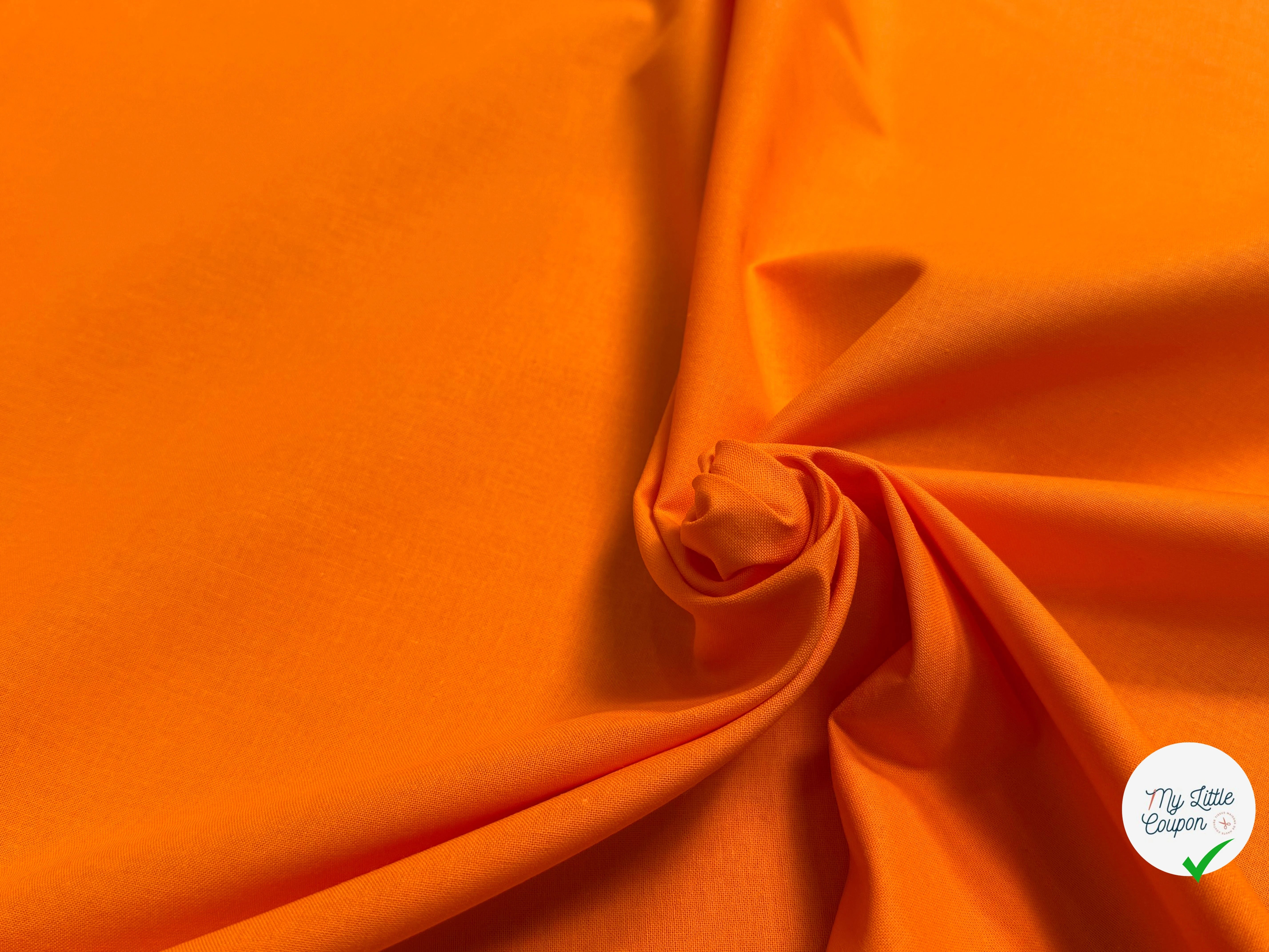 COTON CRETONNE JEKYLL ORANGE 213 - My Little Coupon