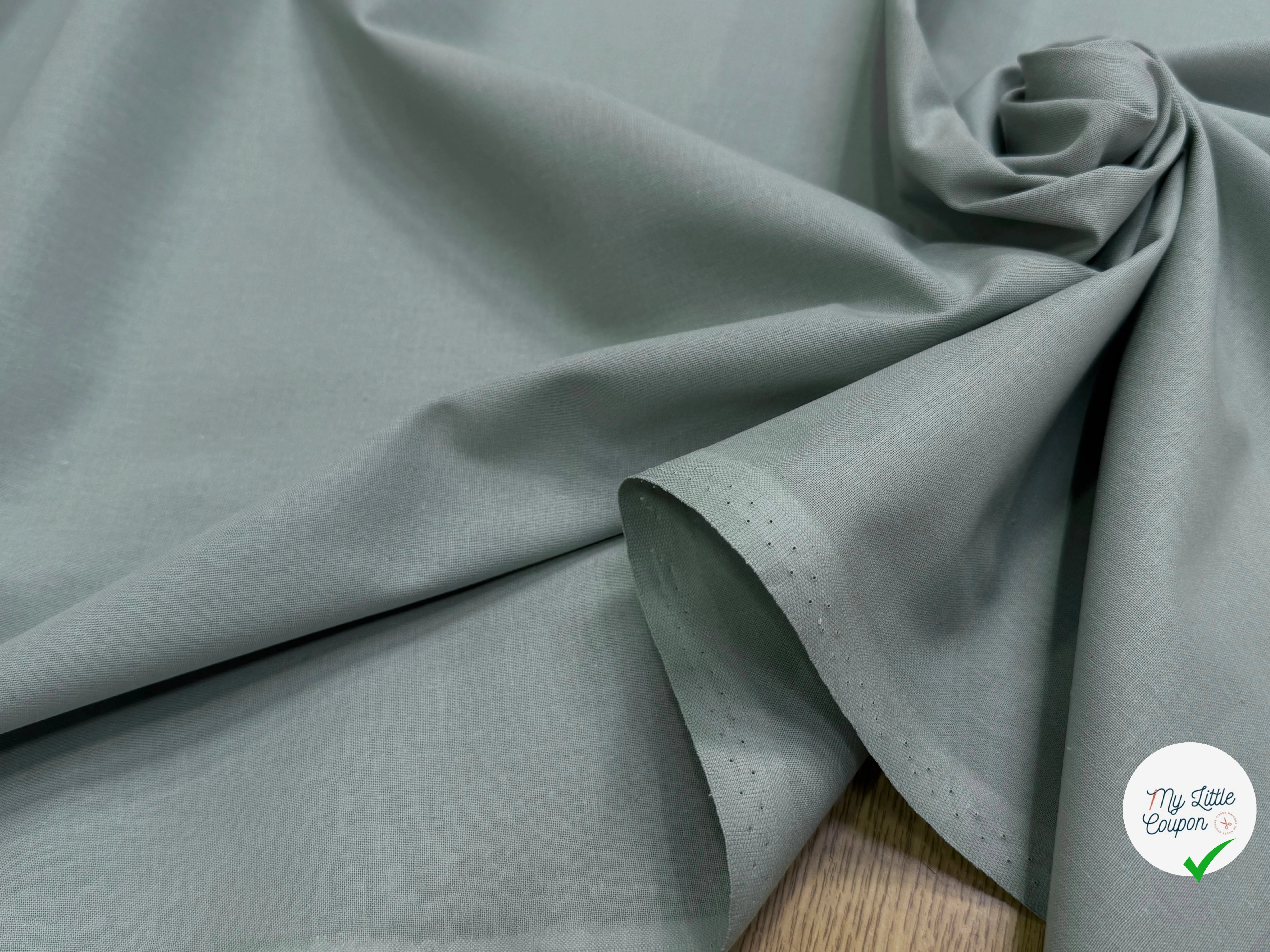 COTON CRETONNE JEKYLL SAUGE JADE 329 - My Little Coupon