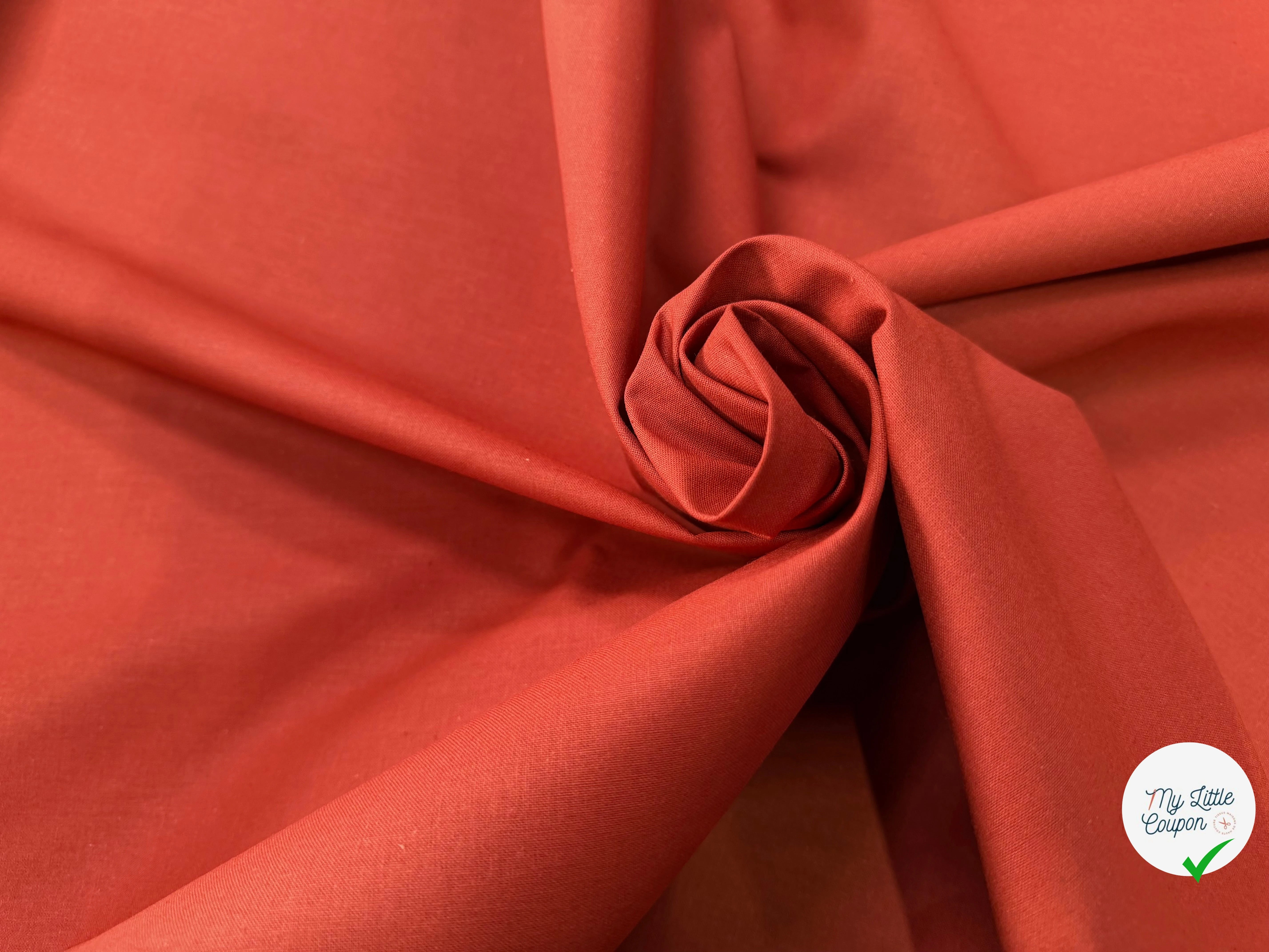 COTON CRETONNE JEKYLL TERRACOTTA 306 - My Little Coupon