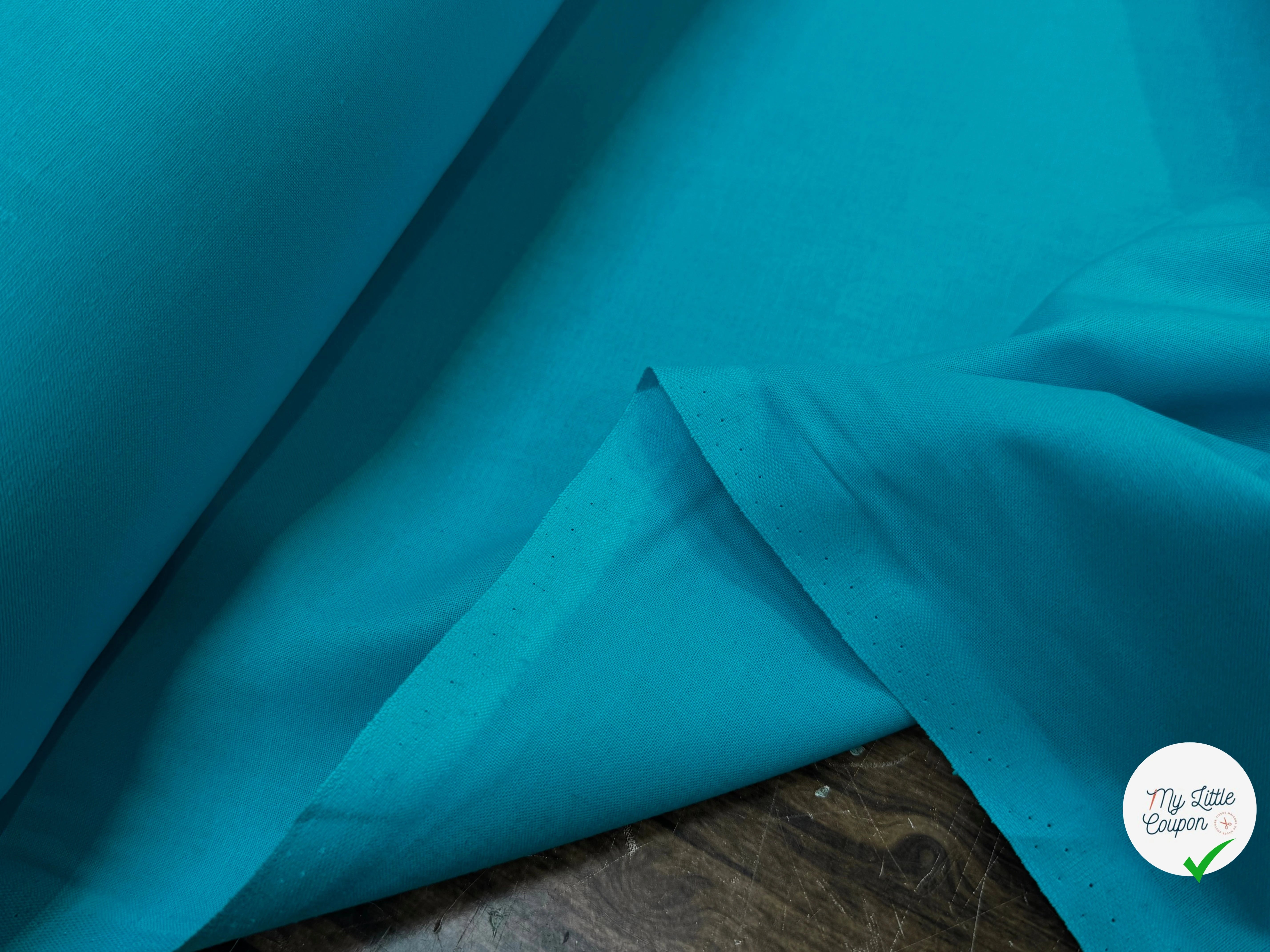 COTON CRETONNE JEKYLL TURQUOISE 245 - My Little Coupon