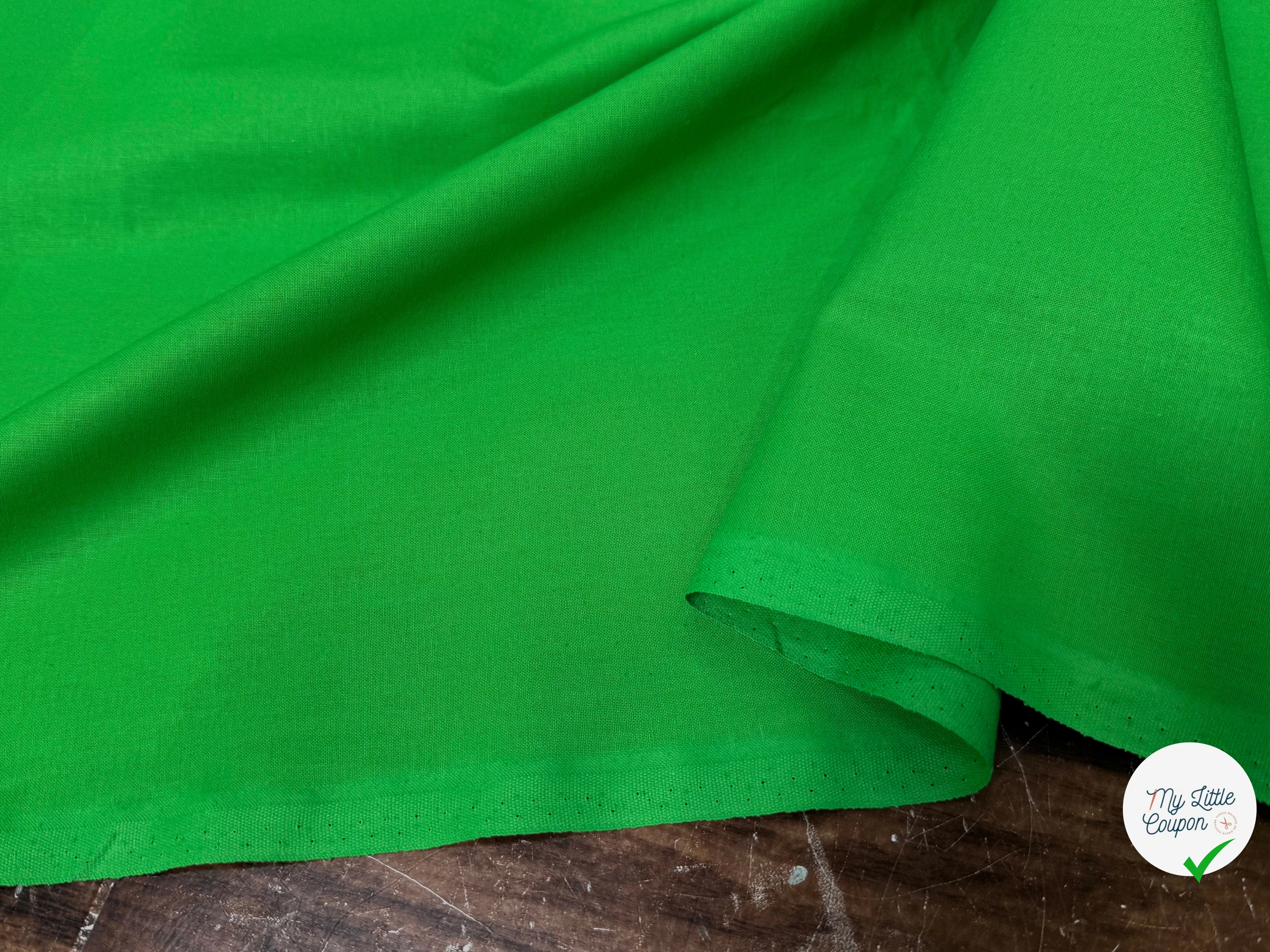 COTON CRETONNE JEKYLL VERT CLASSIQUE 236 - My Little Coupon