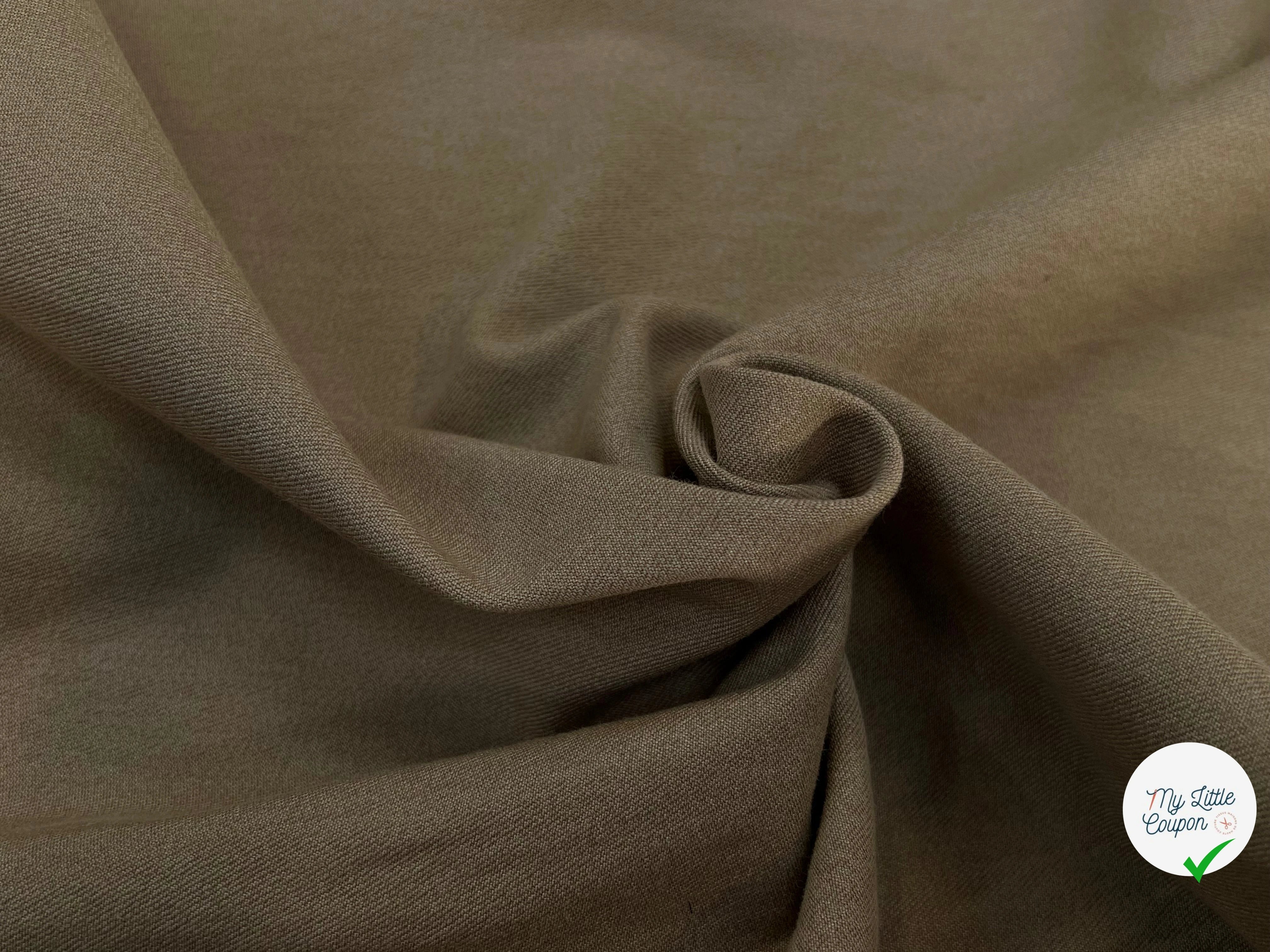 COTON DENIM PRESTIGE BEIGE SAND 100% COTON - My Little Coupon