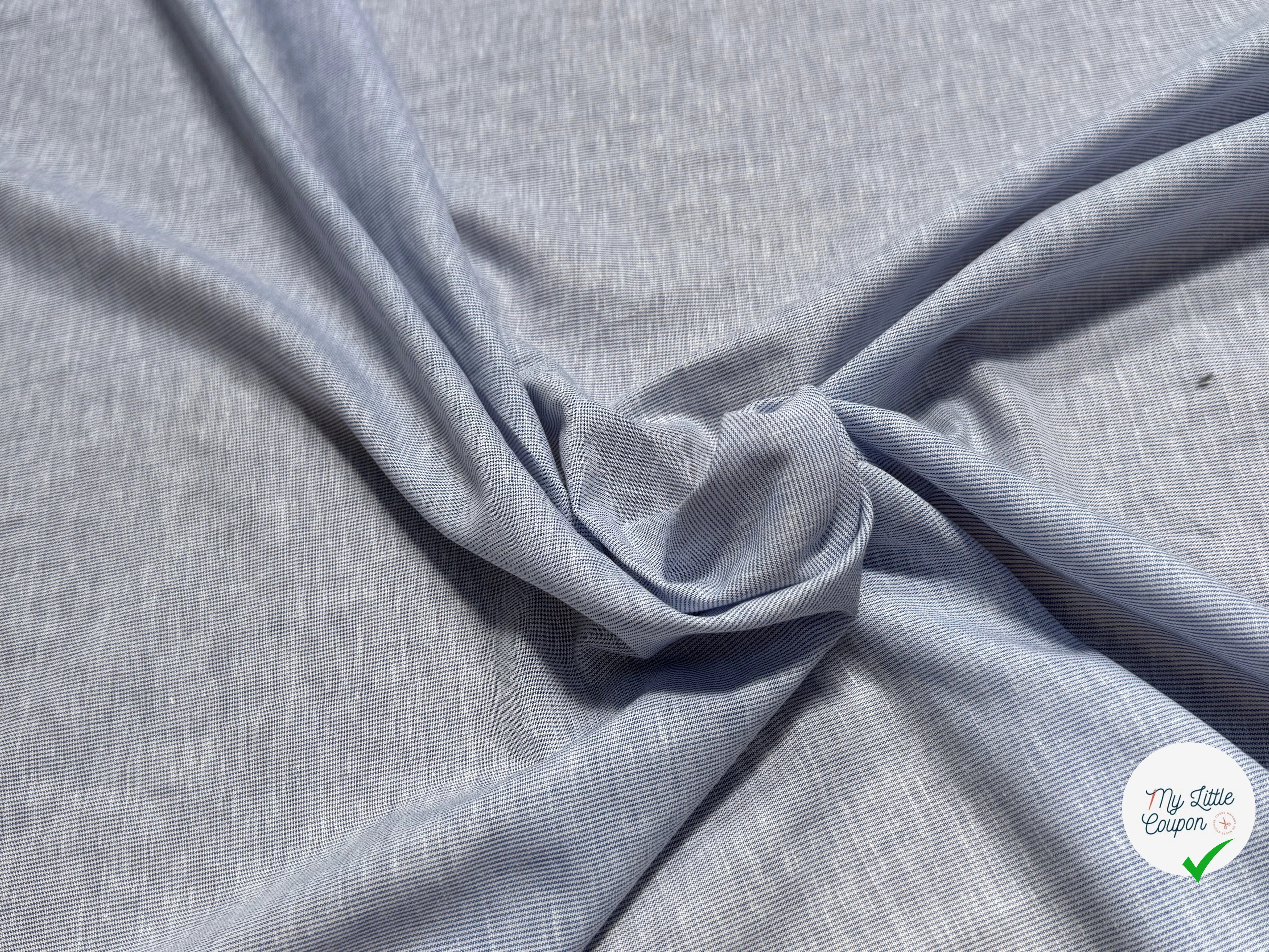 COTON ESPRIT OXFORD BLEU - My Little Coupon